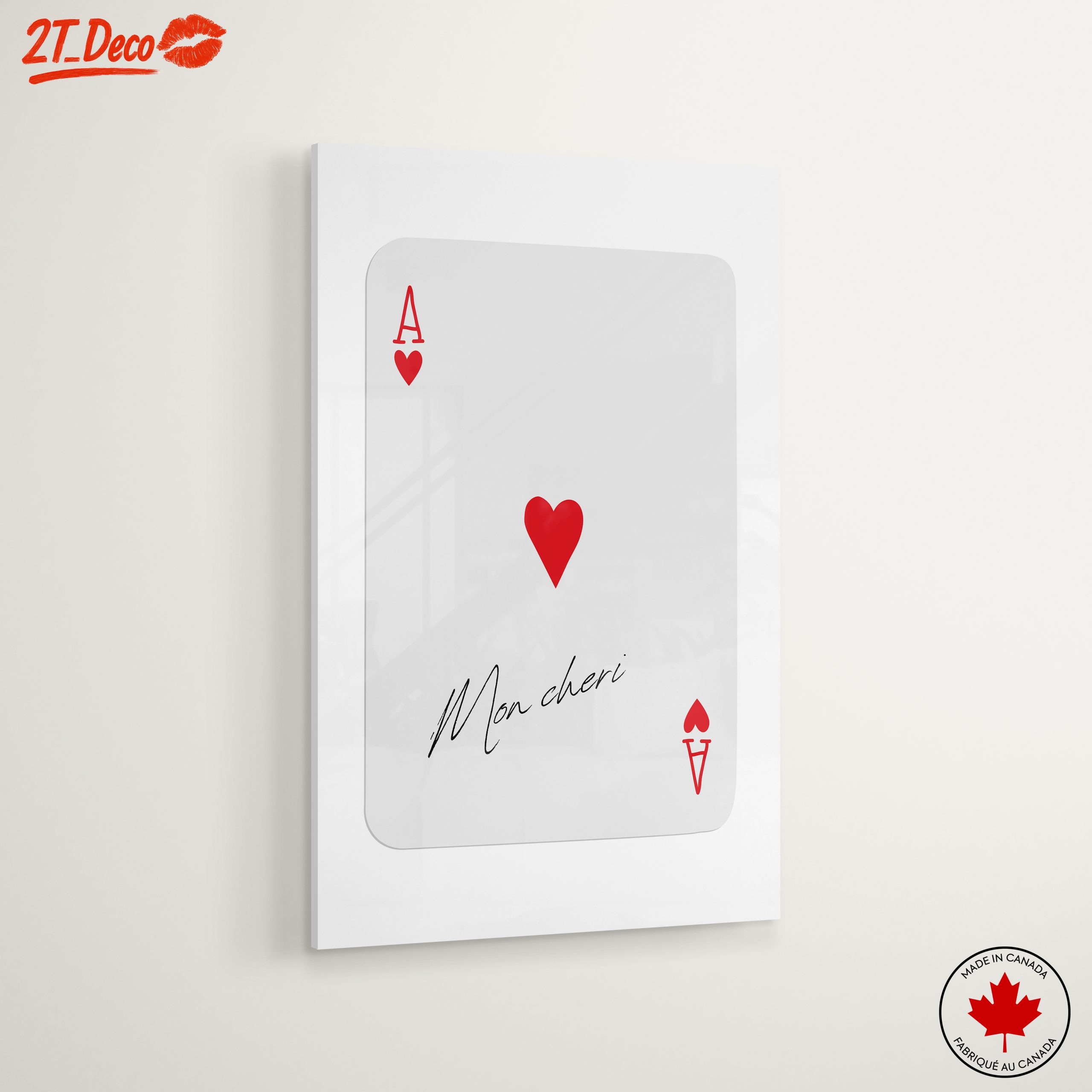 Ace of Hearts Playing Card Art 5 - Image 6