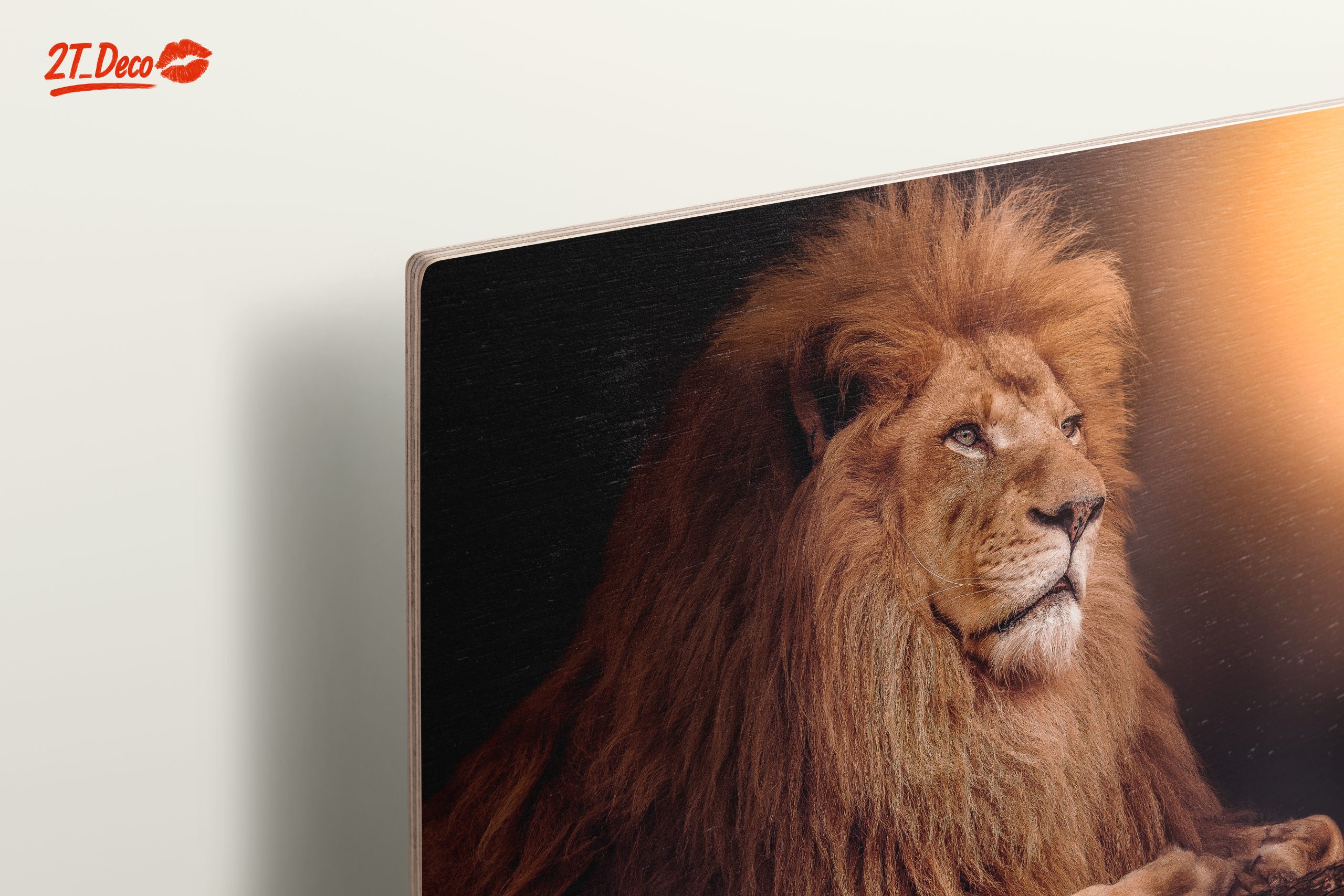 Majestic Lion with Sunset Background - Image 15