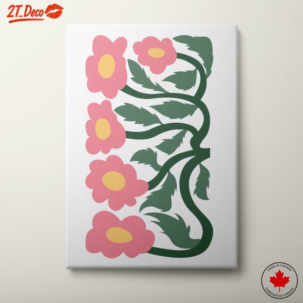 Vibrant Floral Illustration for Home Decor