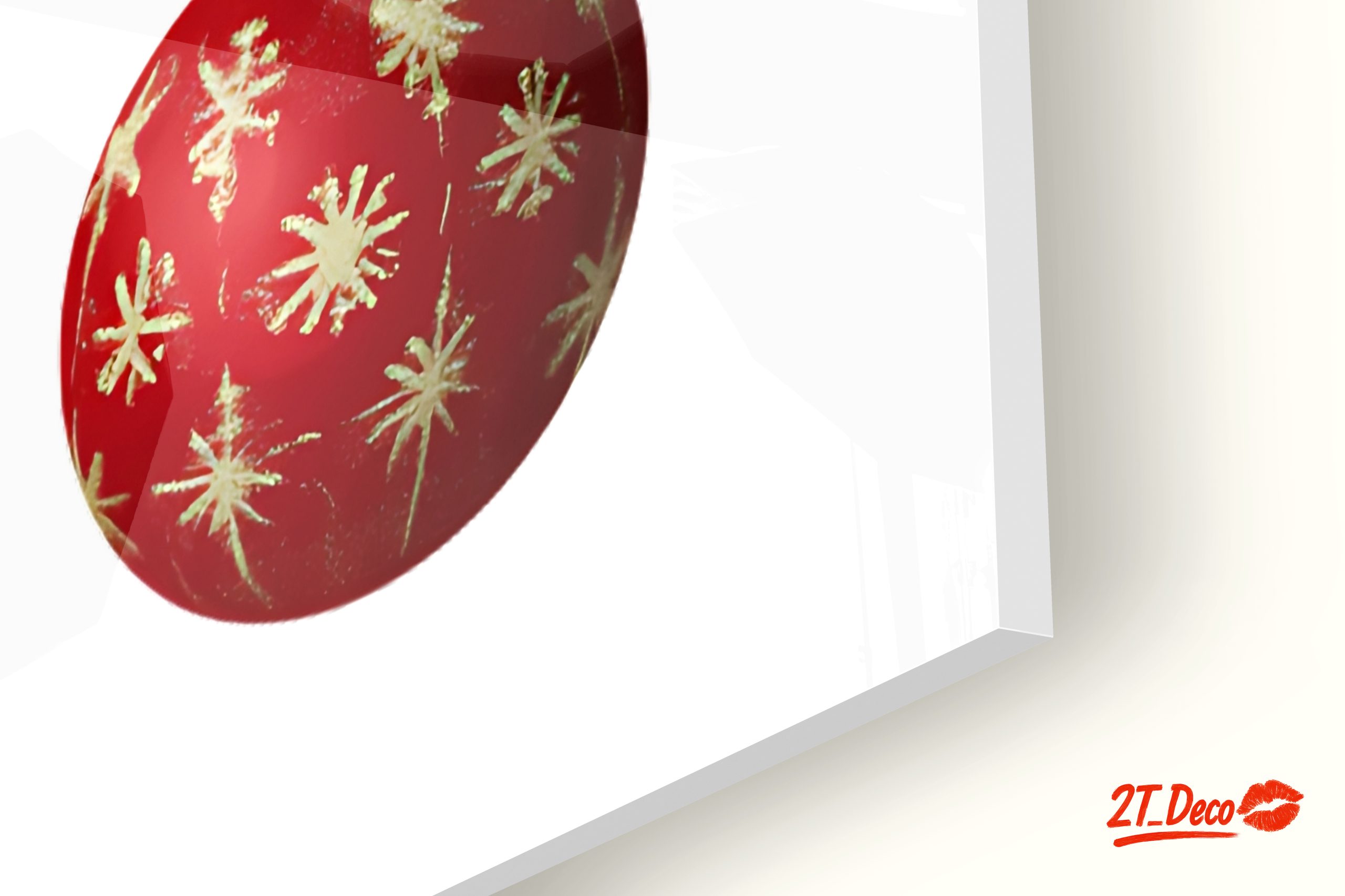 Festive Christmas Ornaments in Red and Green - Image 9