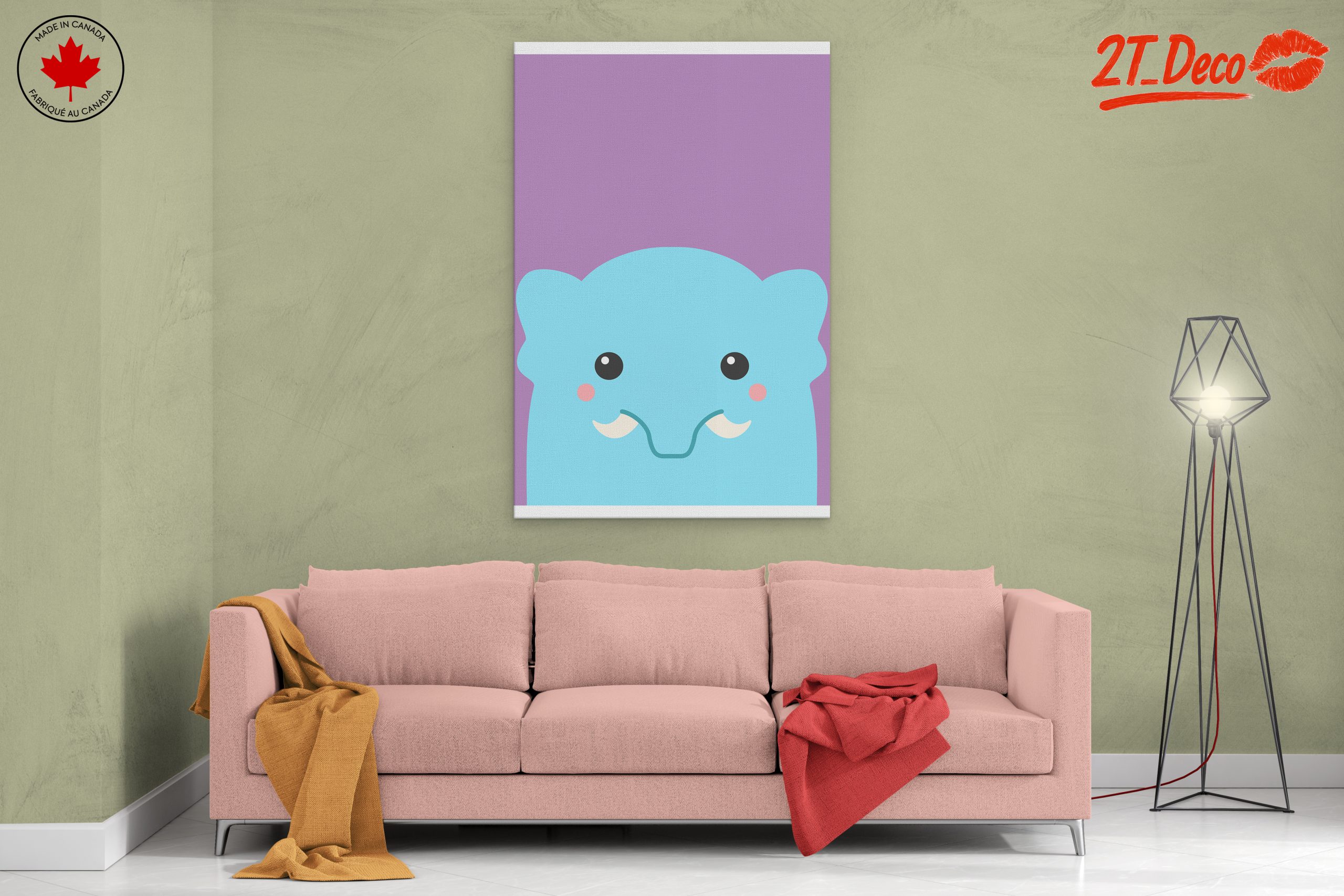 Cute Cartoon Elephant Illustration - Image 2