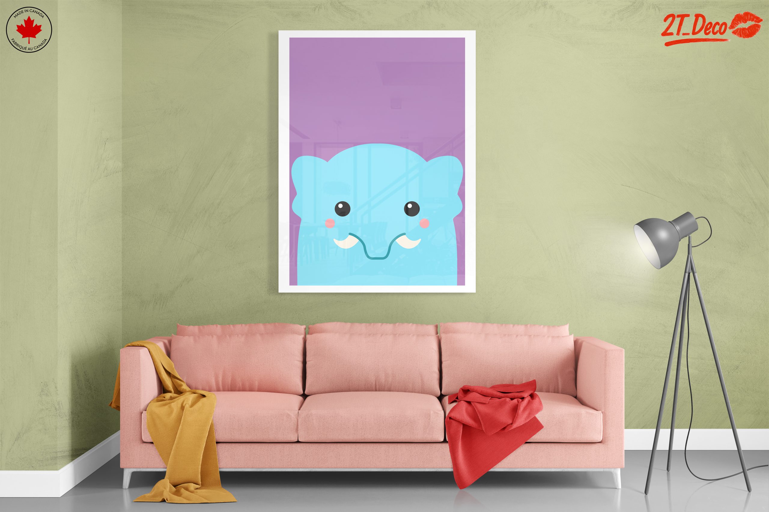 Cute Cartoon Elephant Illustration - Image 7
