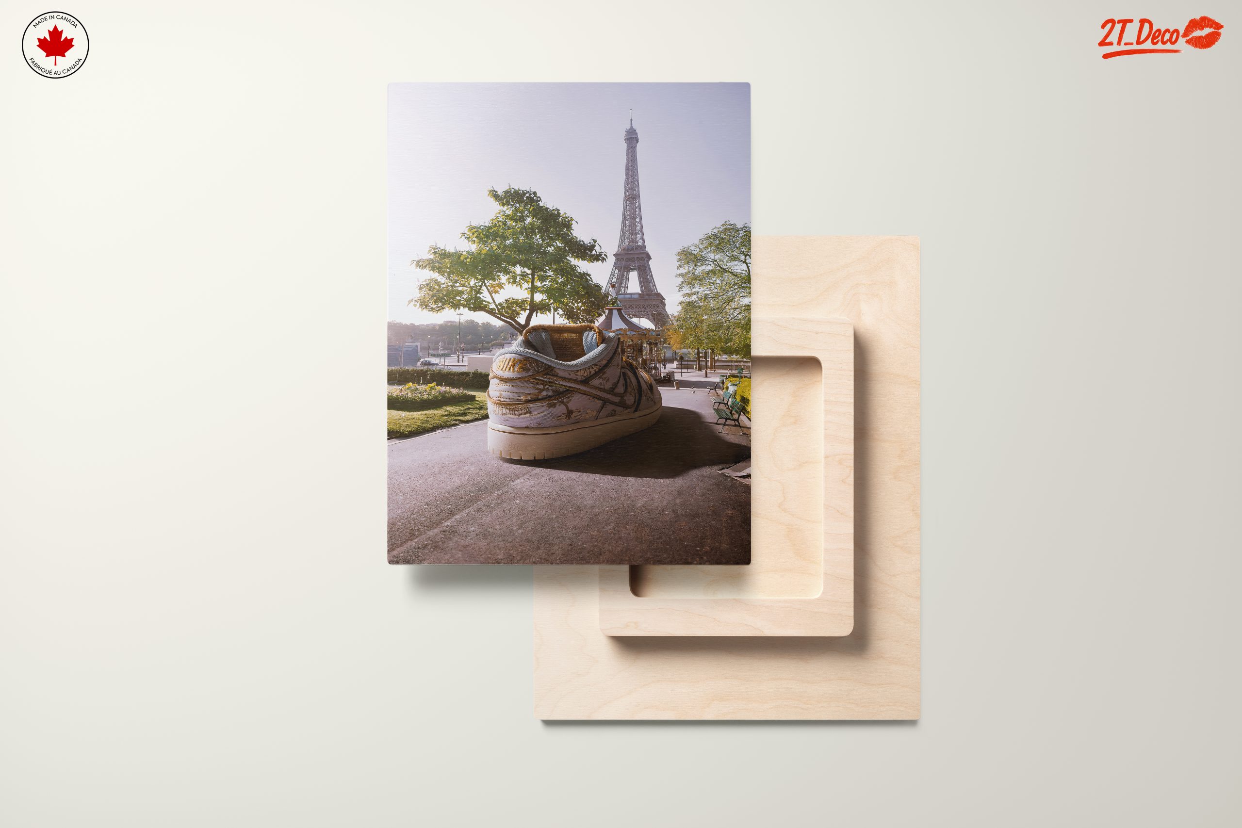 Unique Urban Art Featuring Iconic Parisian Landmark - Image 11