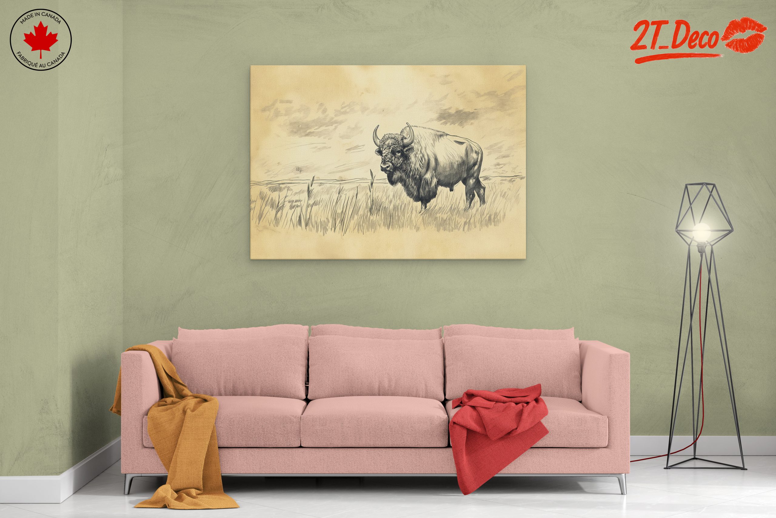 Stunning Bison Wildlife Art - Image 2
