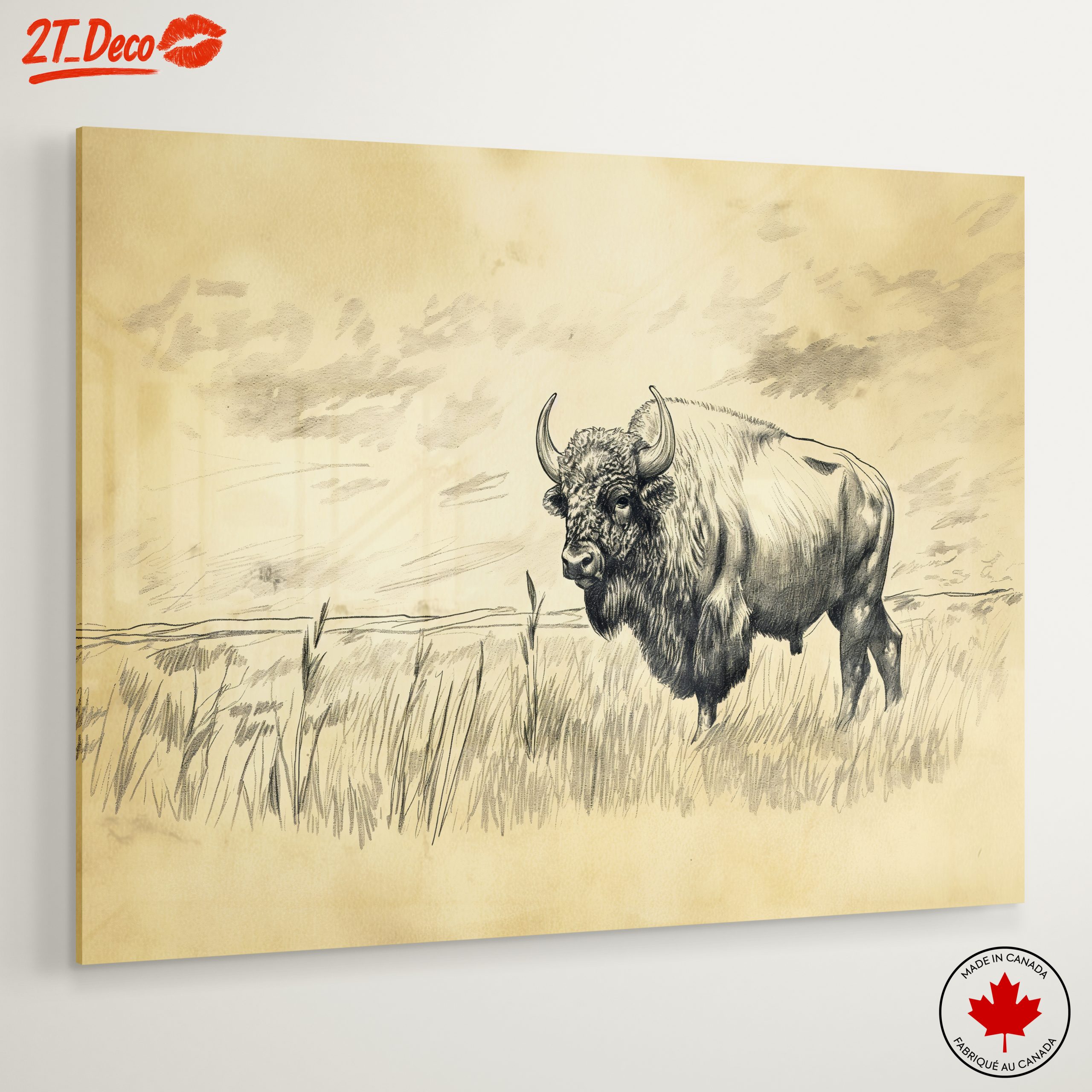 Stunning Bison Wildlife Art - Image 6