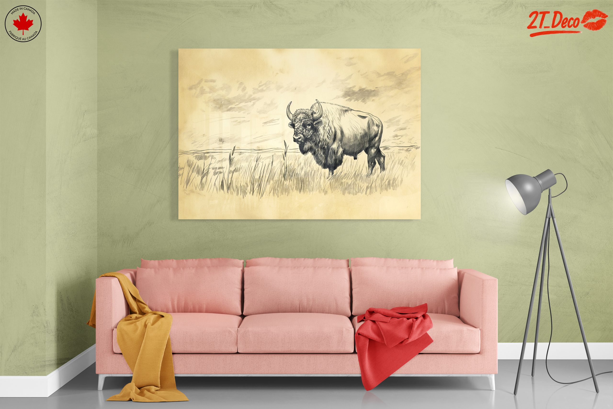Stunning Bison Wildlife Art - Image 7