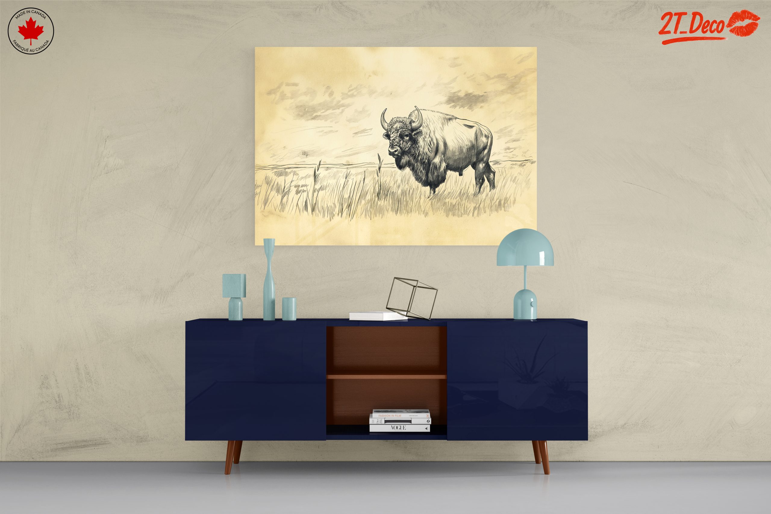 Stunning Bison Wildlife Art - Image 8