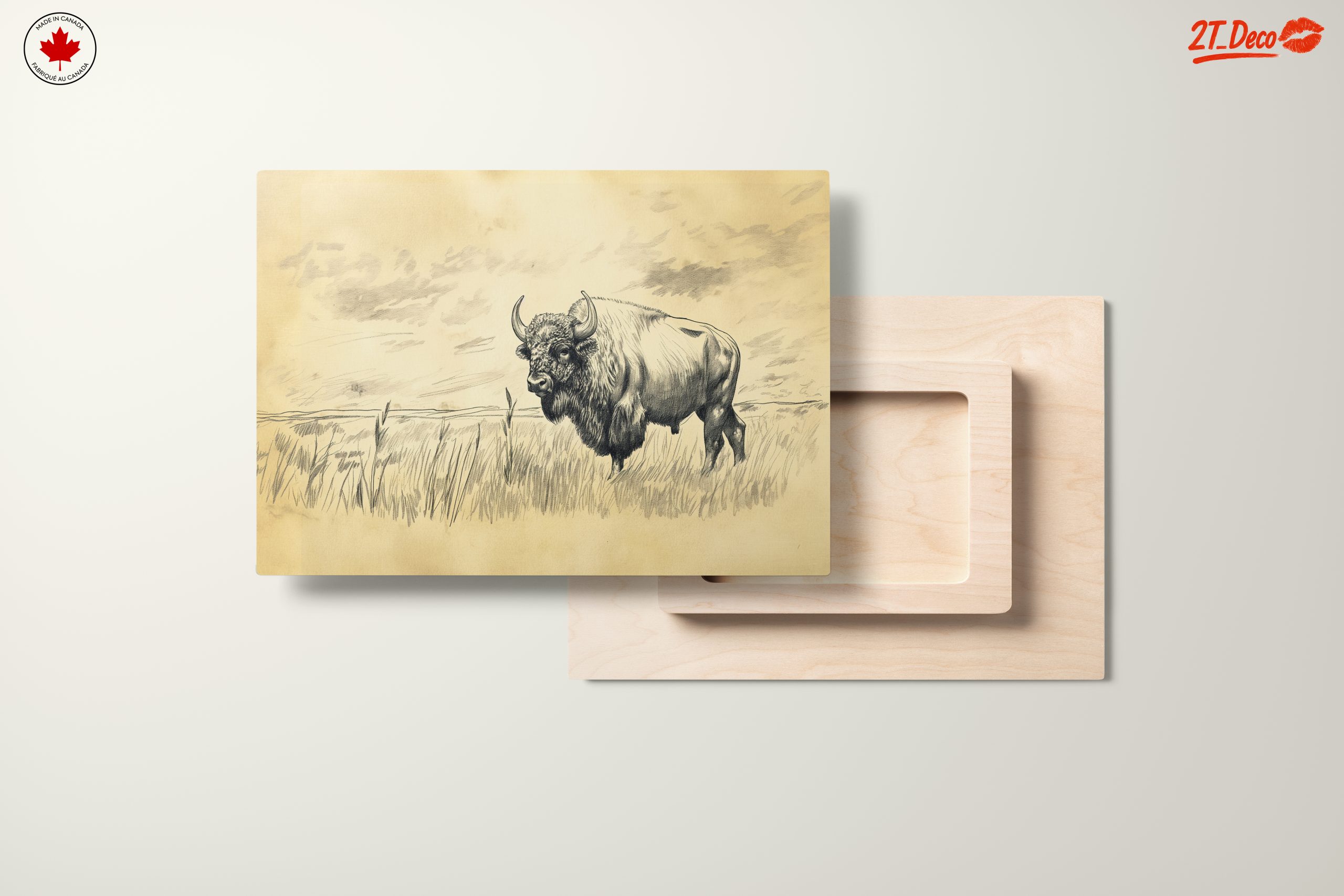 Stunning Bison Wildlife Art - Image 11