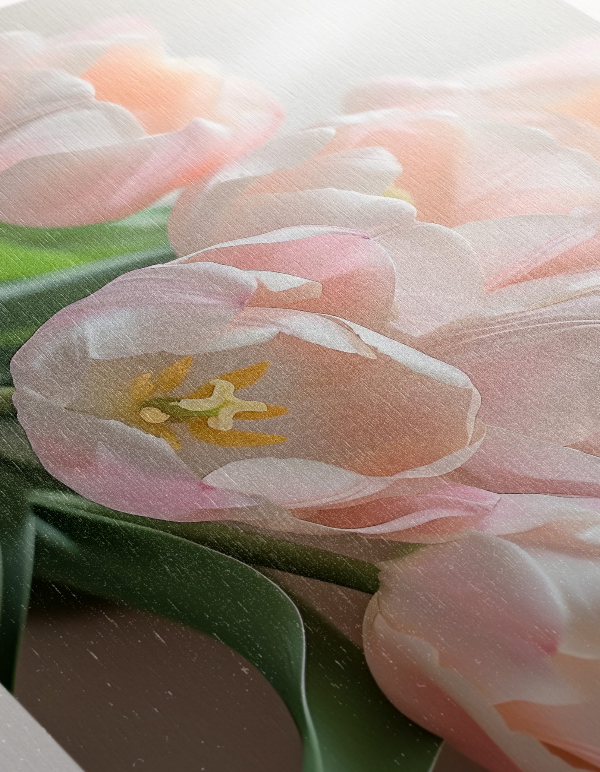 Beautiful Pink Tulip Bouquet Art - Image 12