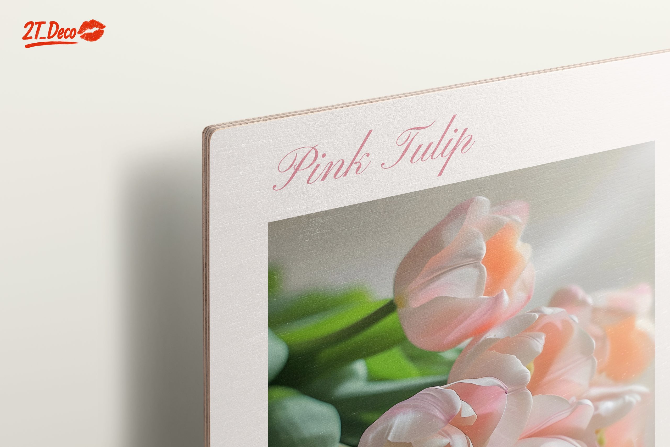 Beautiful Pink Tulip Bouquet Art - Image 15