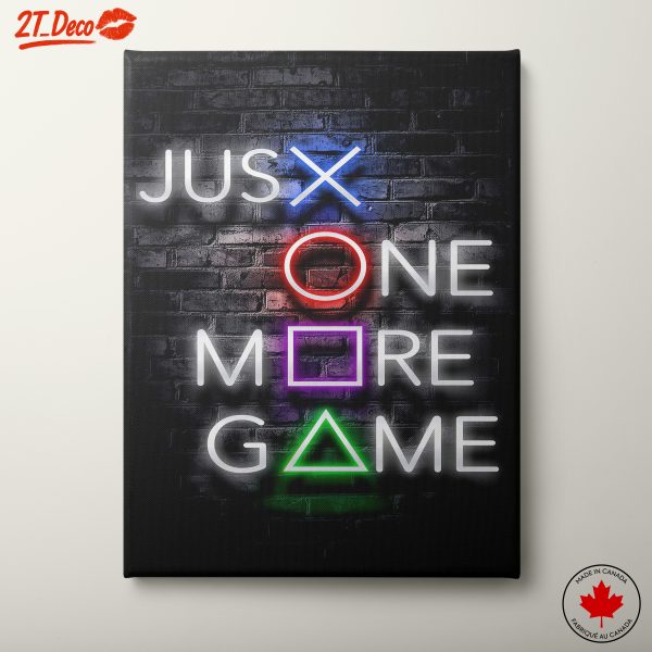 Neon Art Displaying Gaming Message