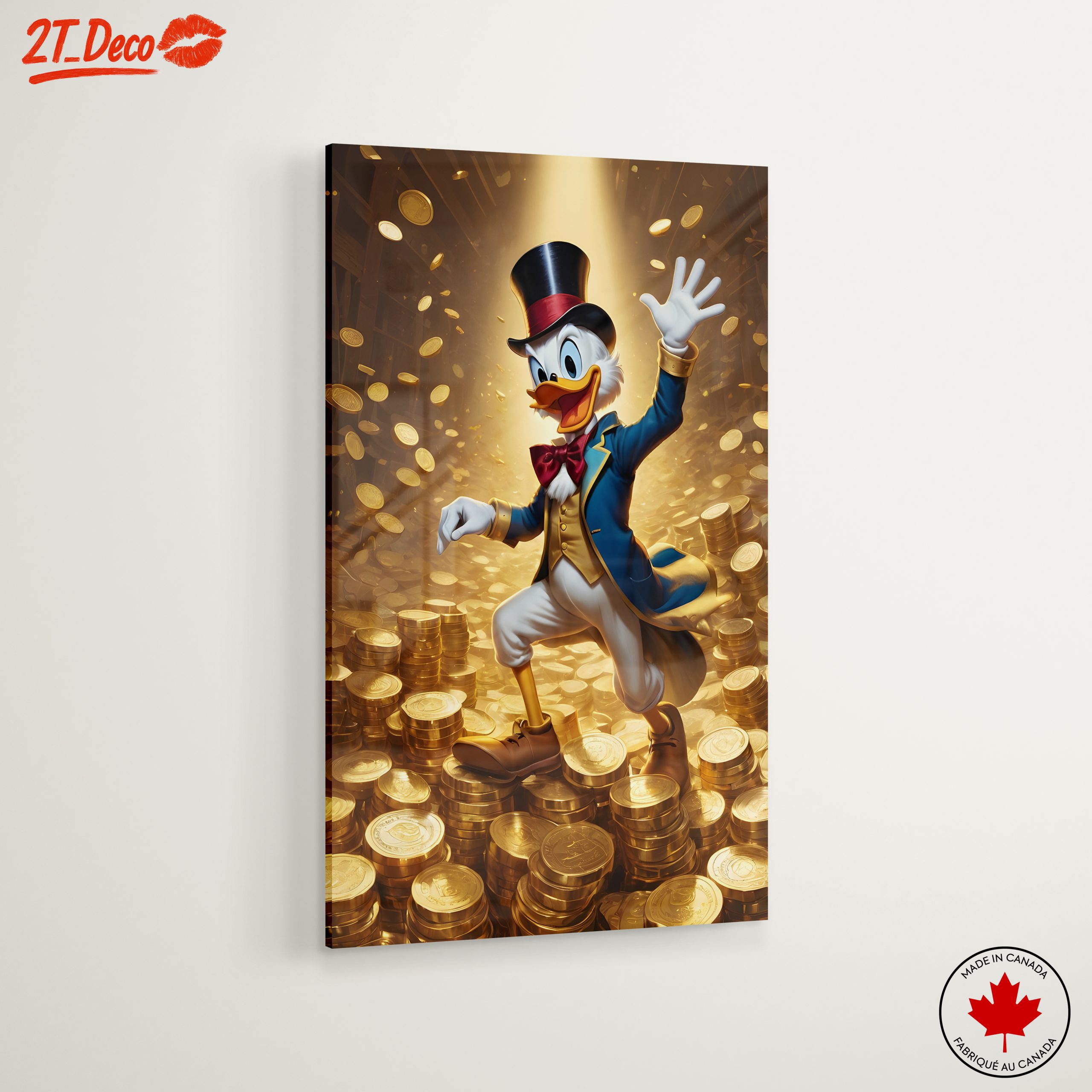 Scrooge McDuck Surrounded by Gold Coins - Image 6