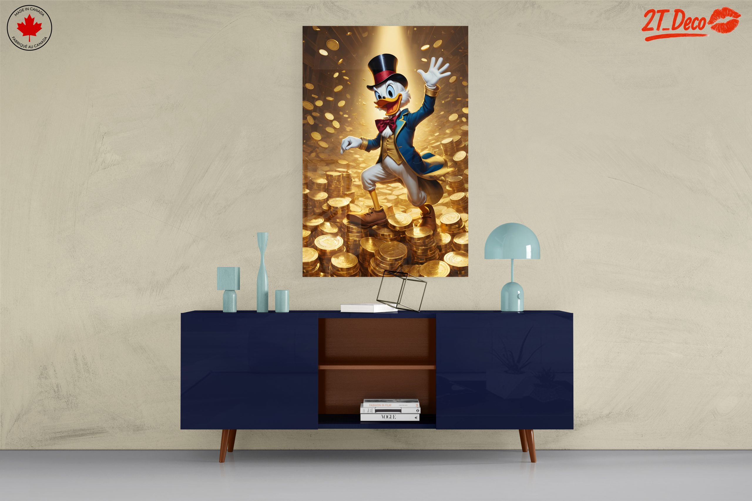 Scrooge McDuck Surrounded by Gold Coins - Image 8