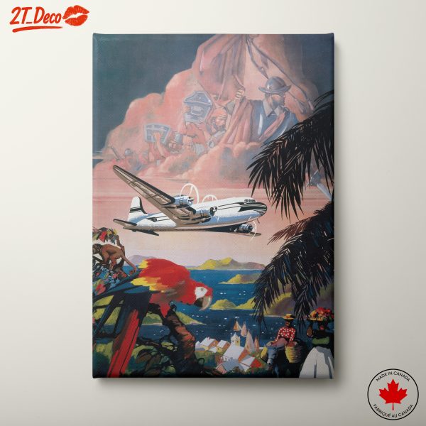 Vintage Travel Adventure Art