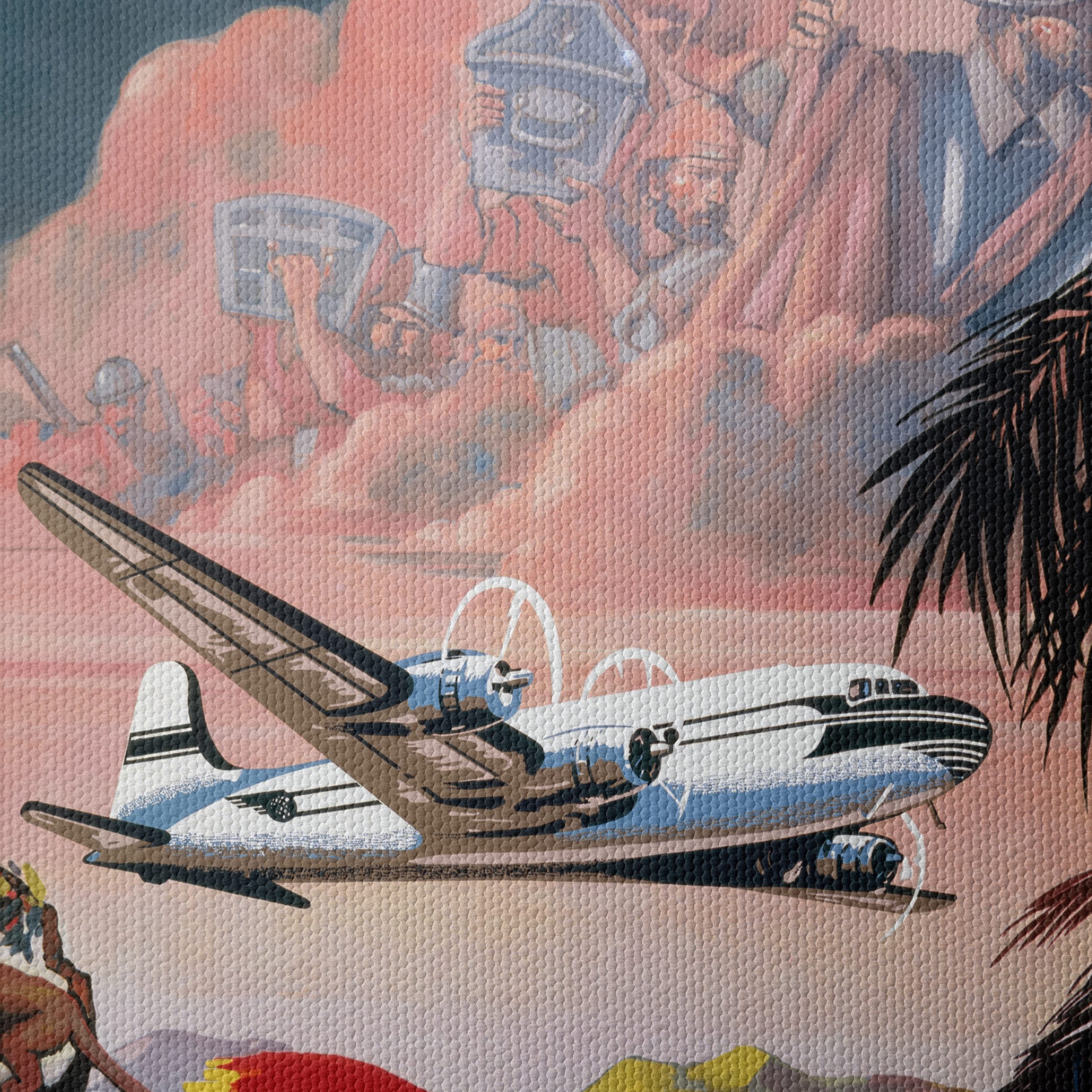 Vintage Travel Adventure Art - Image 4