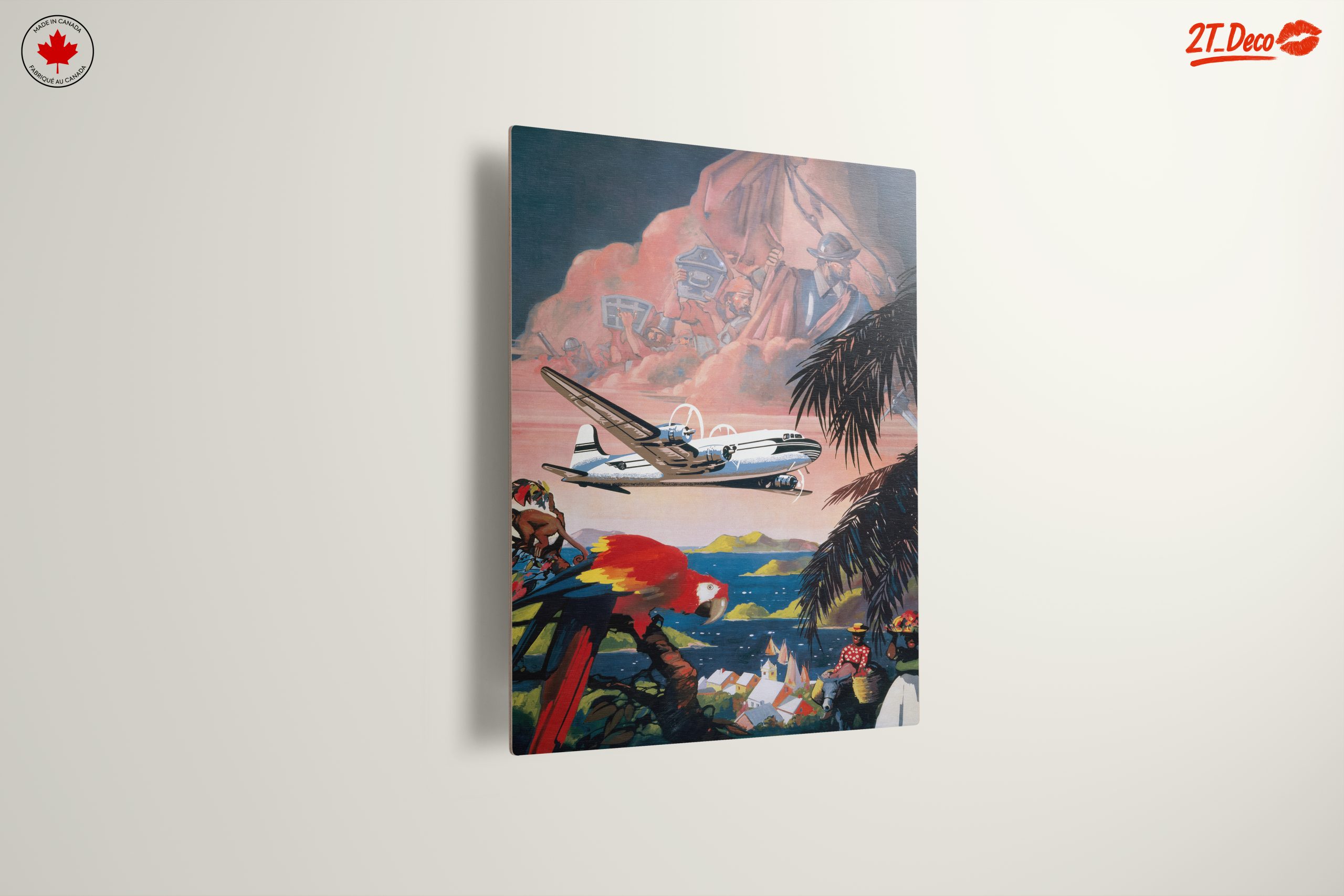 Vintage Travel Adventure Art - Image 13
