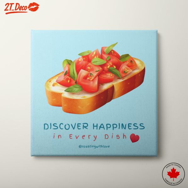 Vibrant Abstract Food Art Inspired by Happiness