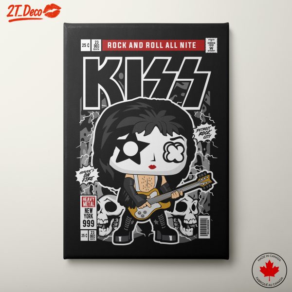 Stylized Rock Music Character Art