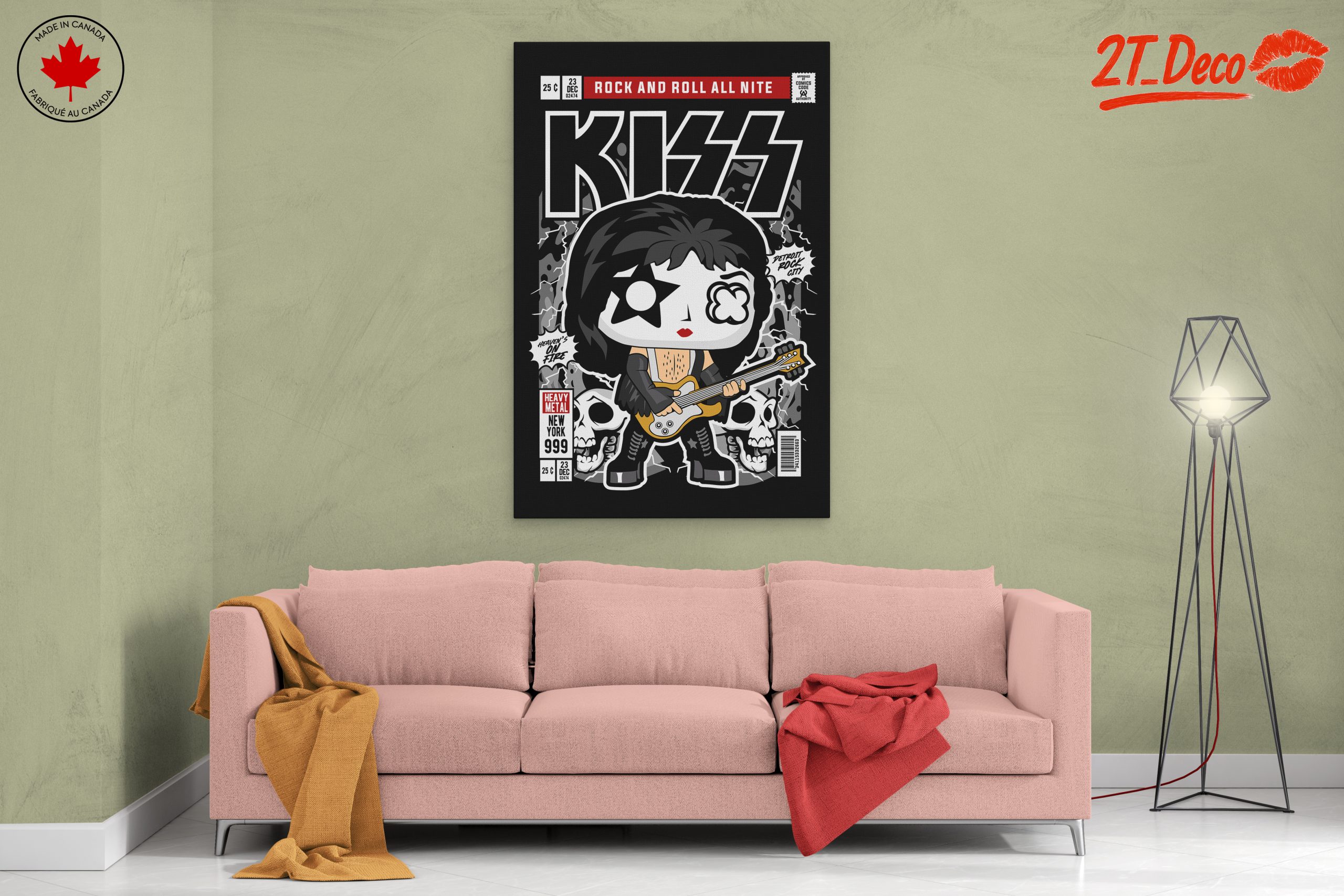 Stylized Rock Music Character Art - Image 2