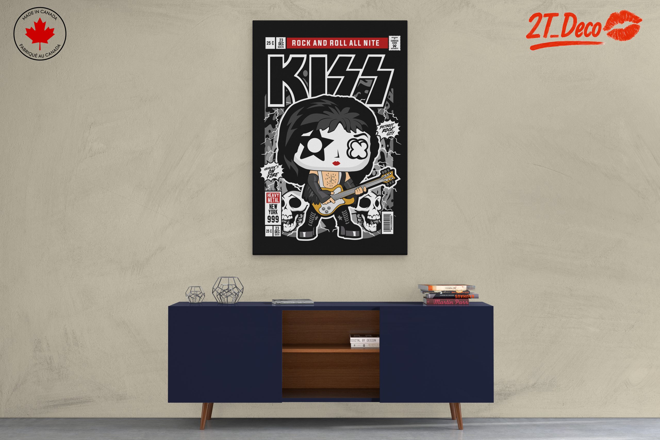 Stylized Rock Music Character Art - Image 3