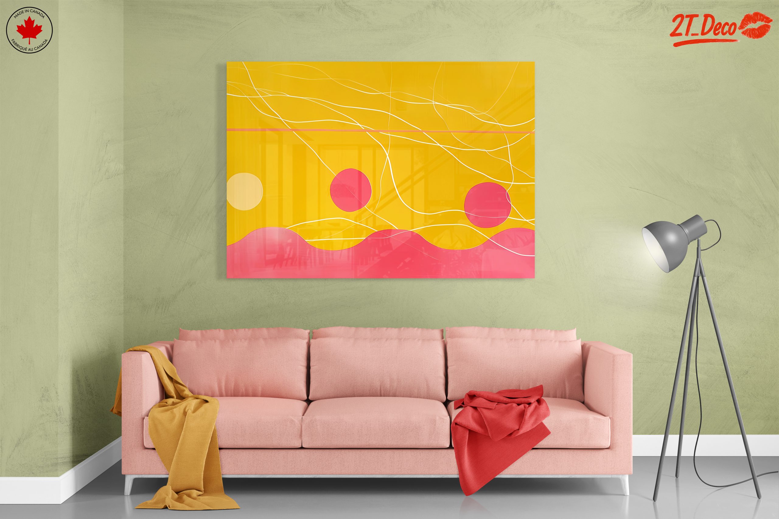 Vibrant Abstract Geometric Artwork - Image 7