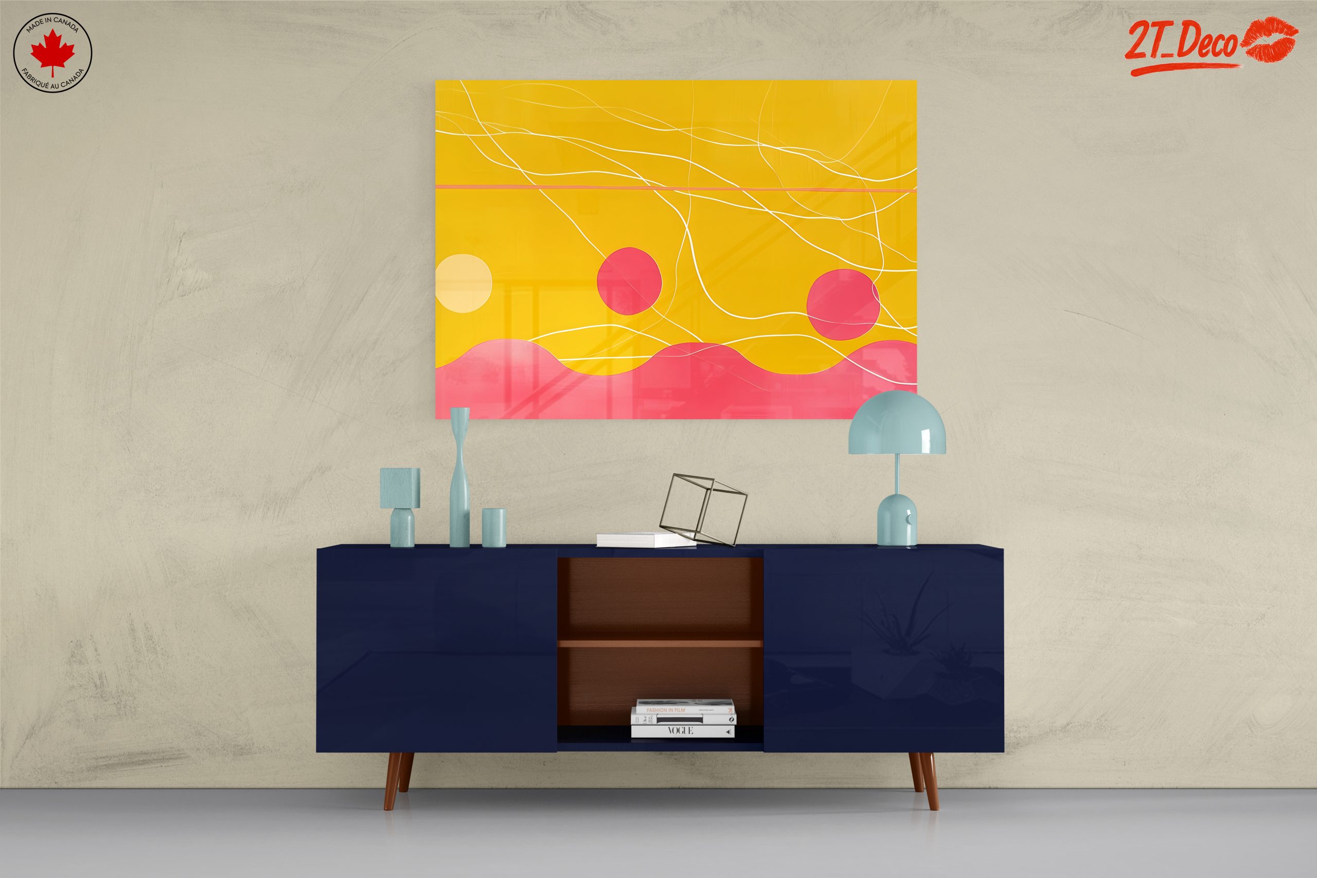 Vibrant Abstract Geometric Artwork - Image 8