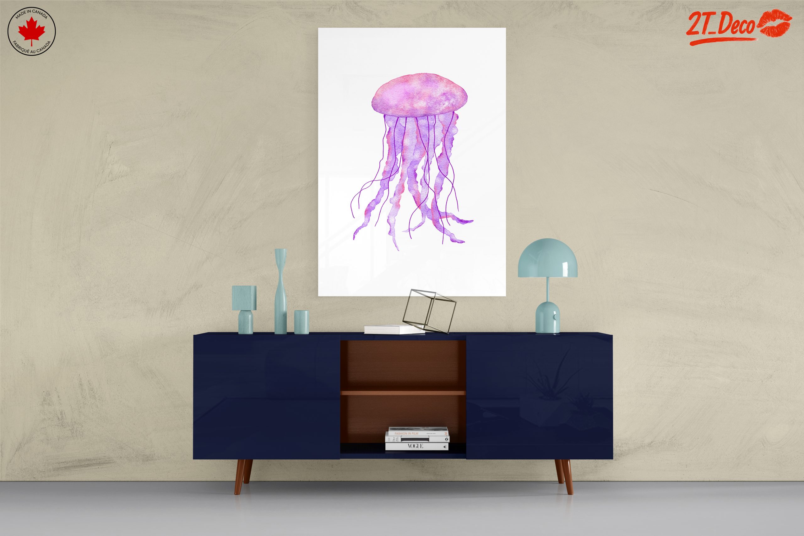 Watercolor Jellyfish Art Print - Image 8