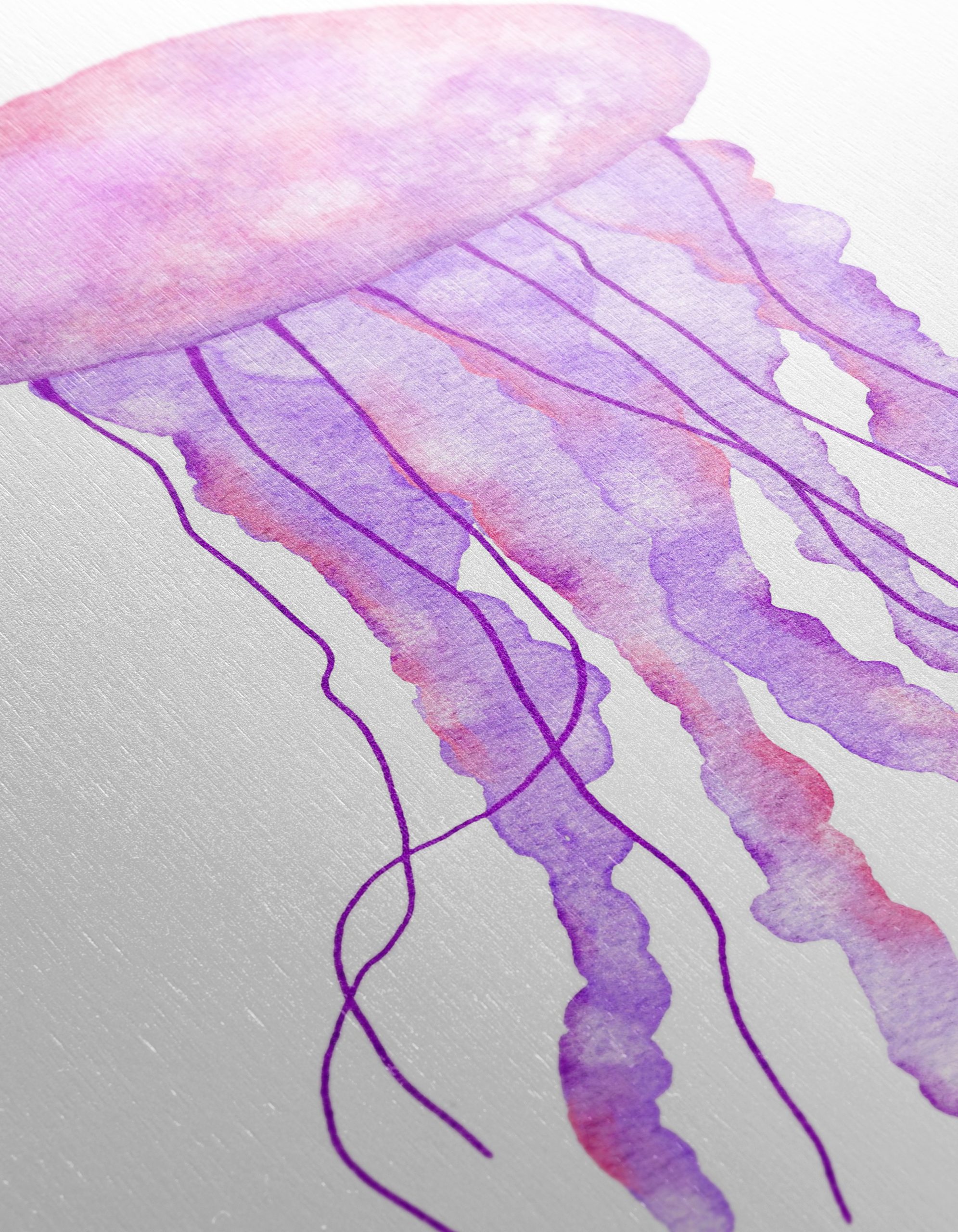 Watercolor Jellyfish Art Print - Image 12