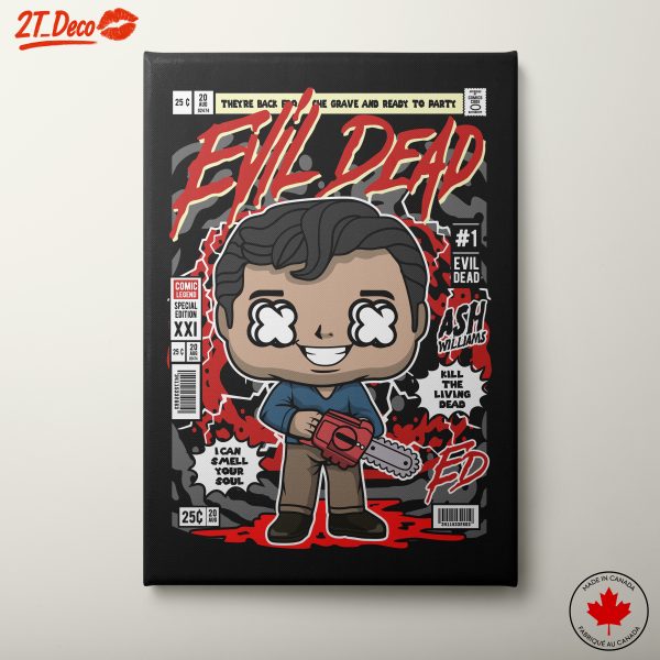 Evil Dead Character Art Featuring Ash Williams