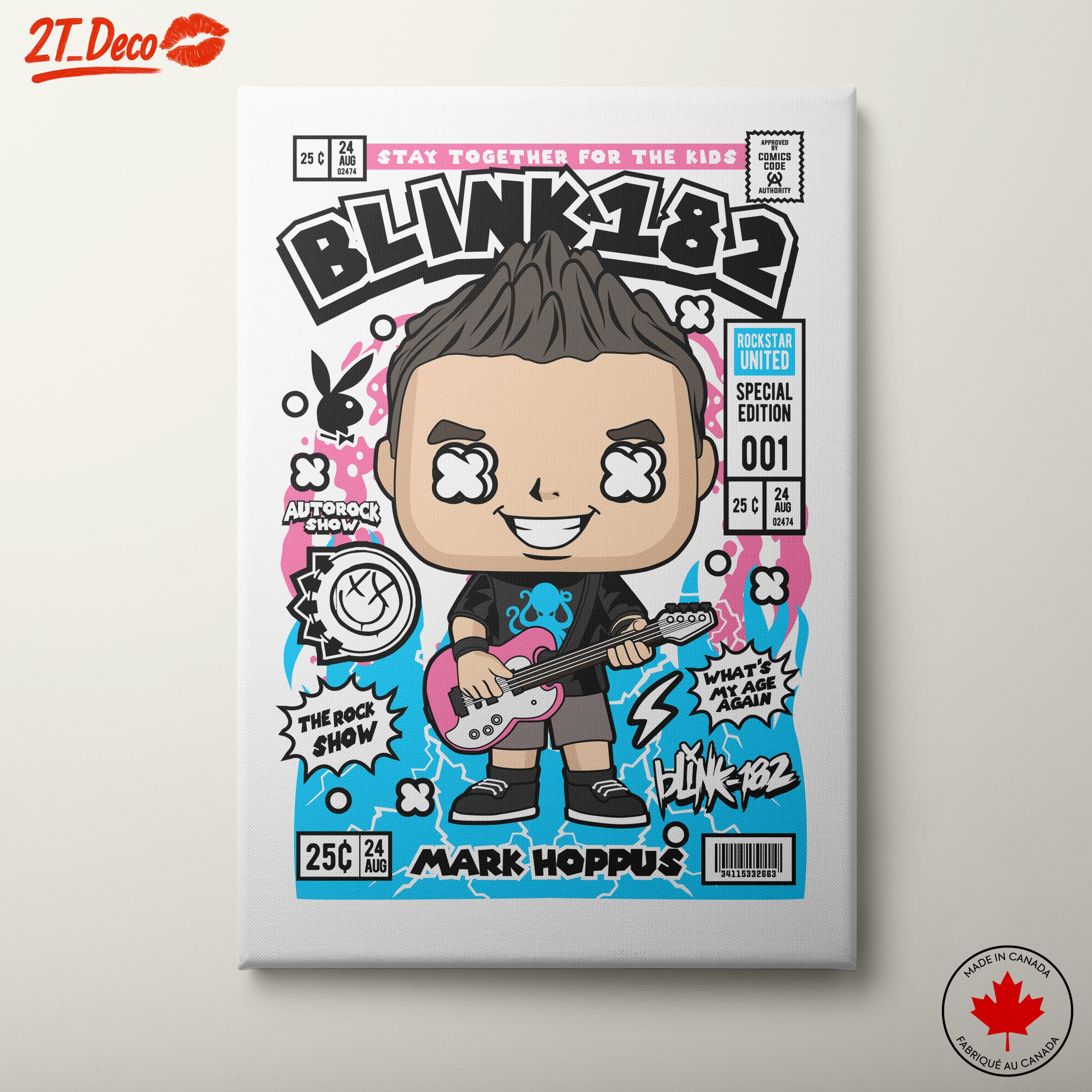 Blink-182 Character Illustration Art