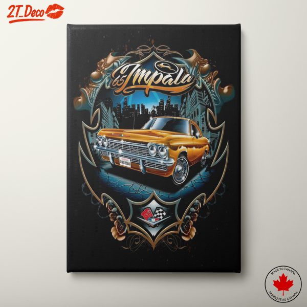 1955 Chevrolet Impala Vintage Car Artwork