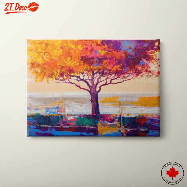 Vibrant Abstract Tree Art 2
