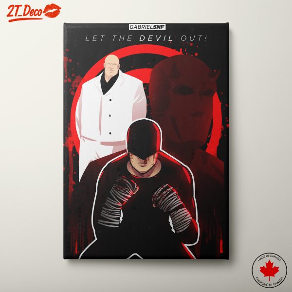 Daredevil Comic Art Featuring Dynamic Action