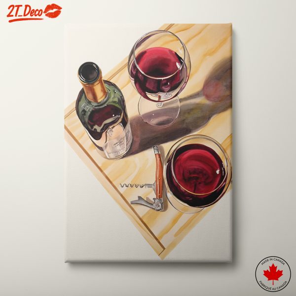 Elegant Wine Glass Still Life Art 2