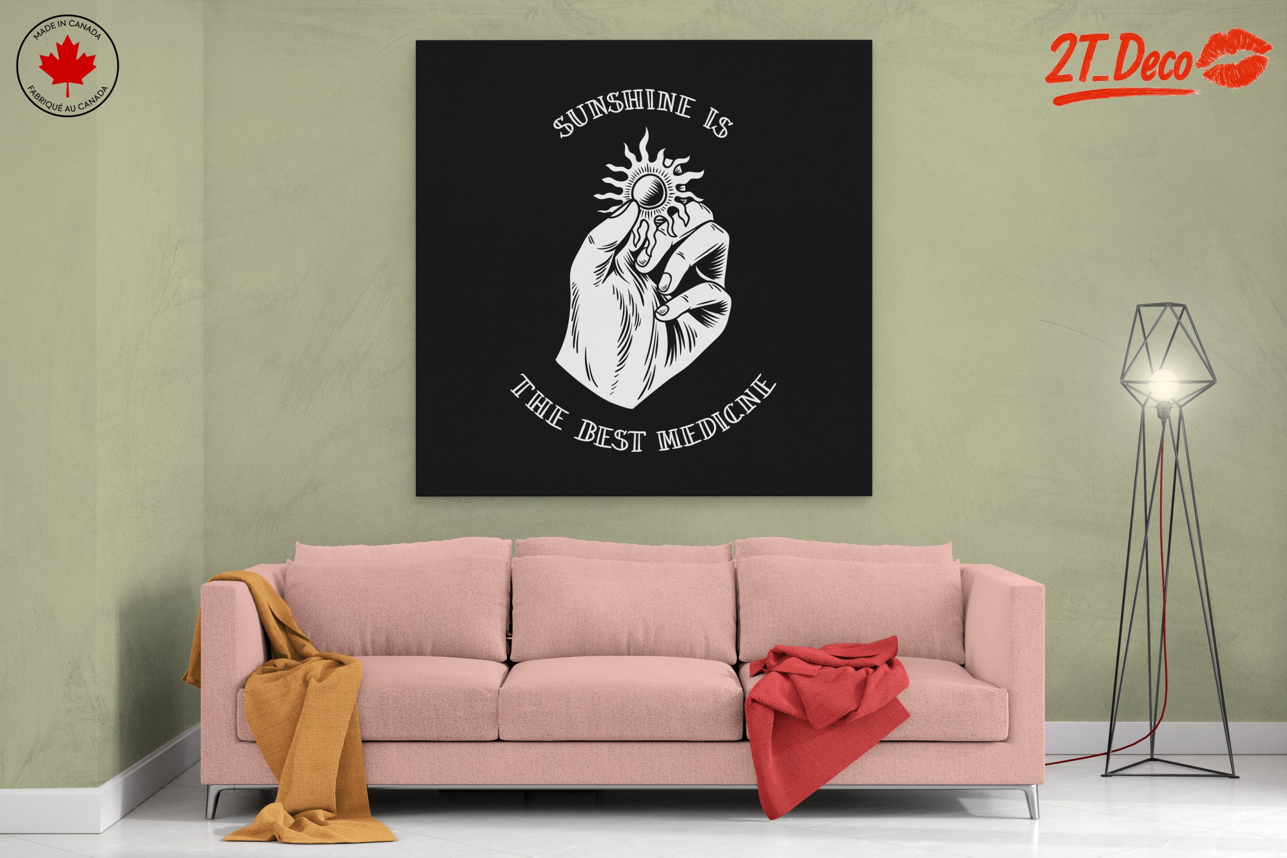 Sunshine Is The Best Medicine Inspirational Art - Image 2