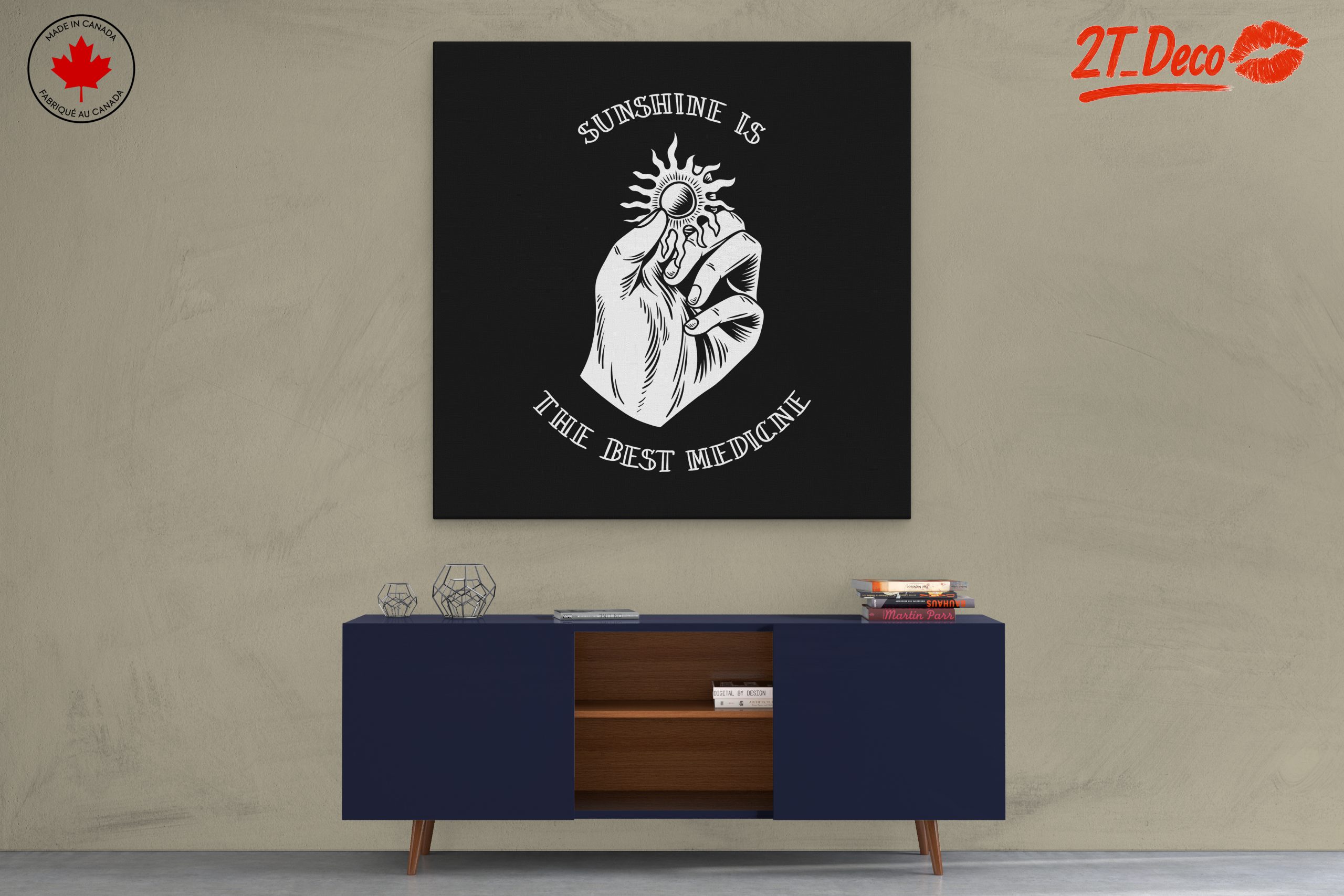 Sunshine Is The Best Medicine Inspirational Art - Image 3