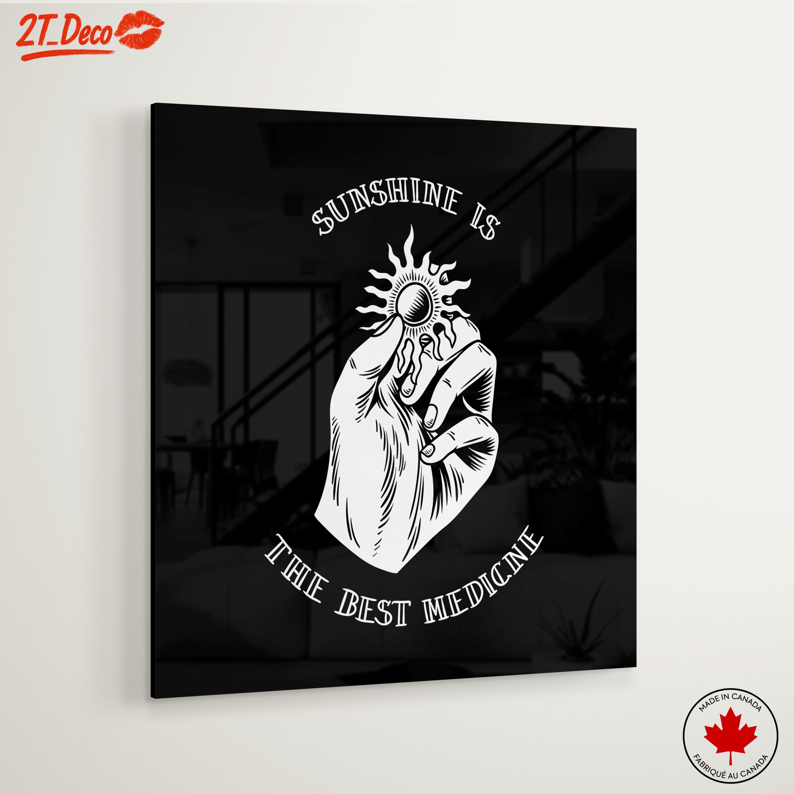 Sunshine Is The Best Medicine Inspirational Art - Image 6