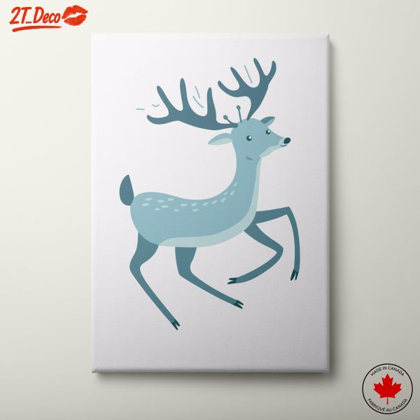 Playful Deer Illustration