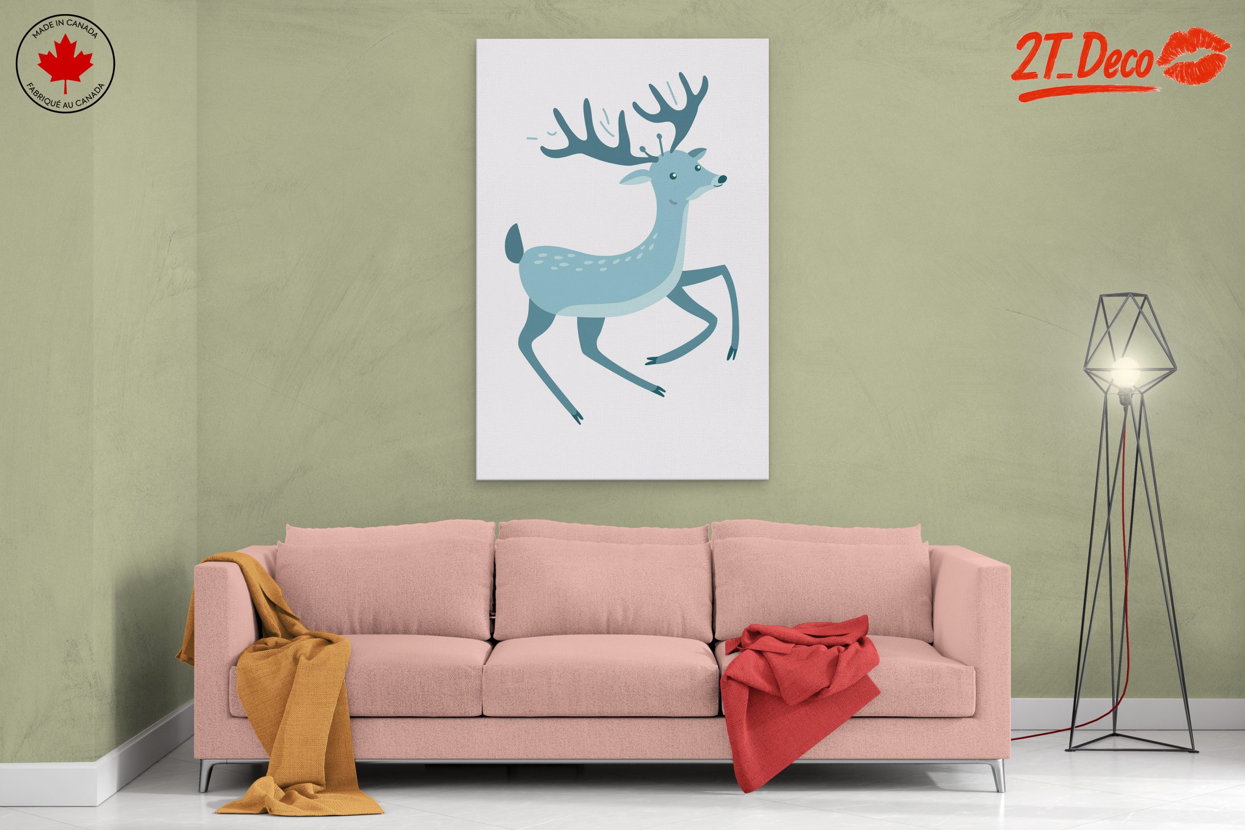 Playful Deer Illustration - Image 2