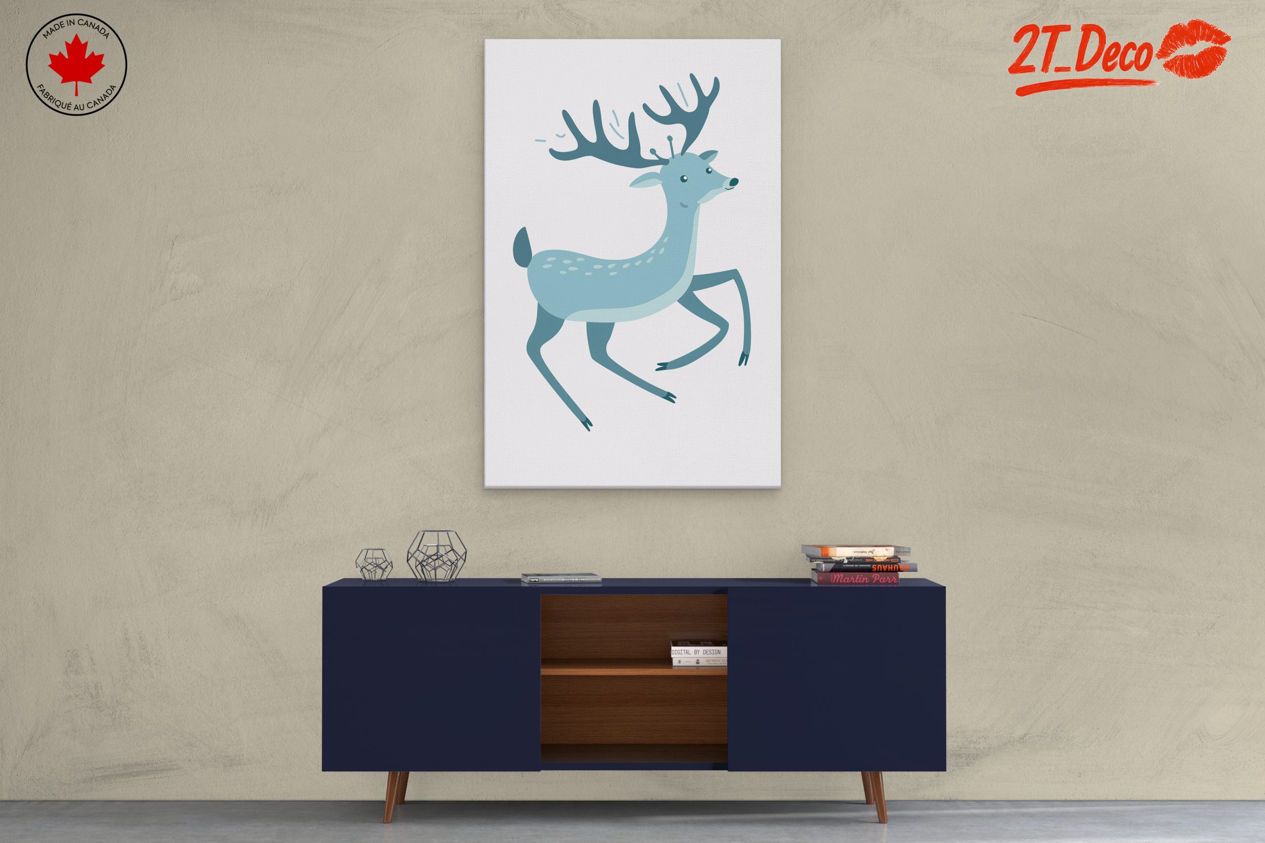 Playful Deer Illustration - Image 3