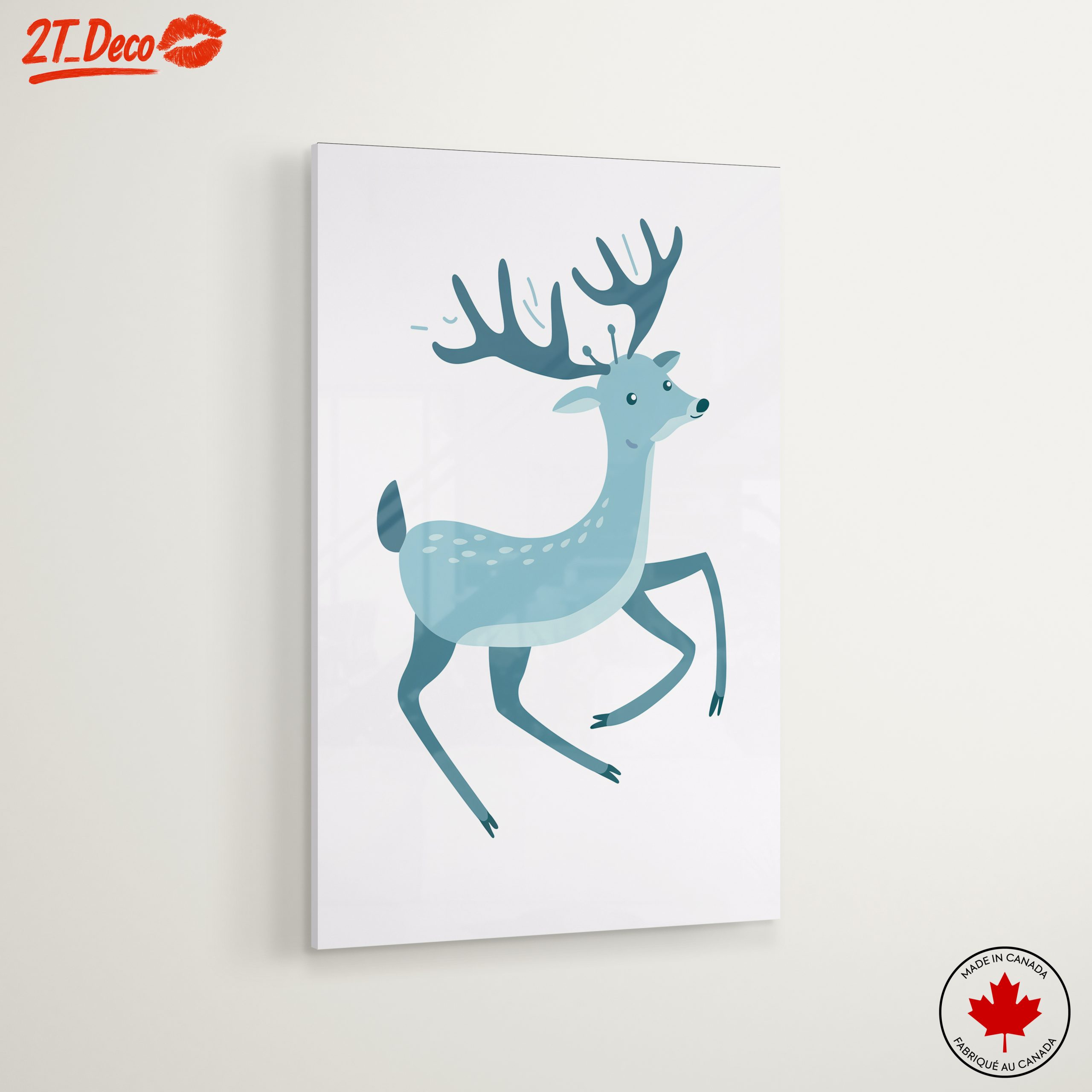 Playful Deer Illustration - Image 6