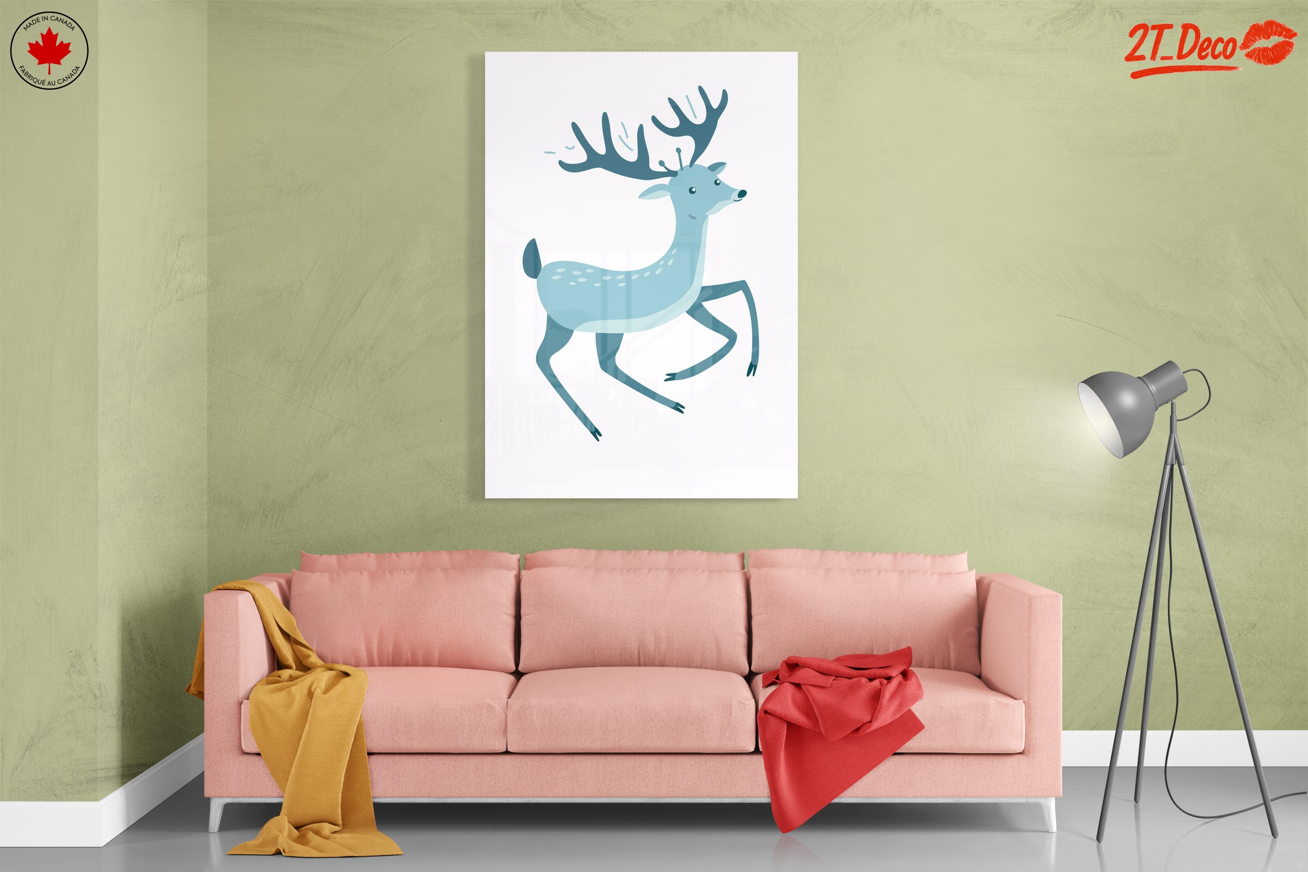 Playful Deer Illustration - Image 7