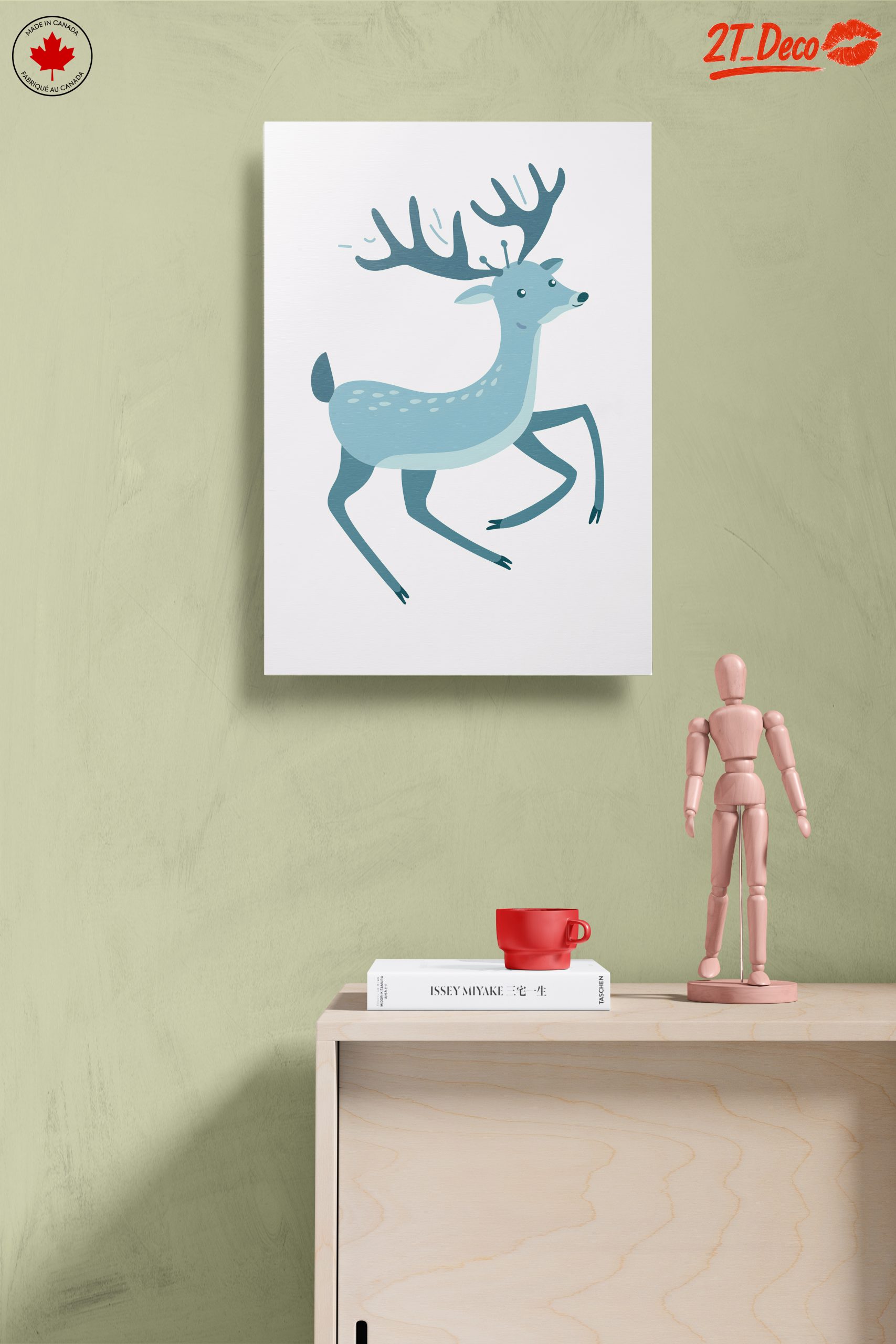 Playful Deer Illustration - Image 14