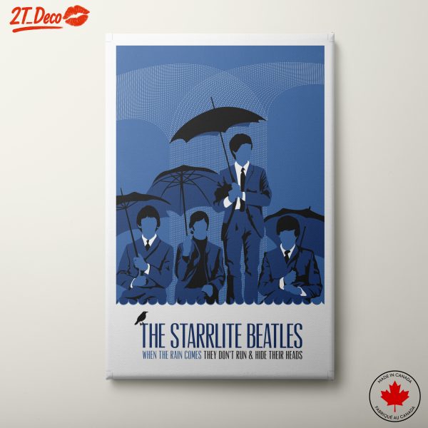 The Starlite Beatles Umbrella Artwork