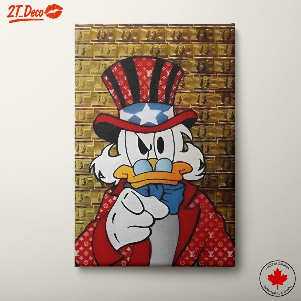 Character Pop Art Illustration Featuring a Cartoon Character
