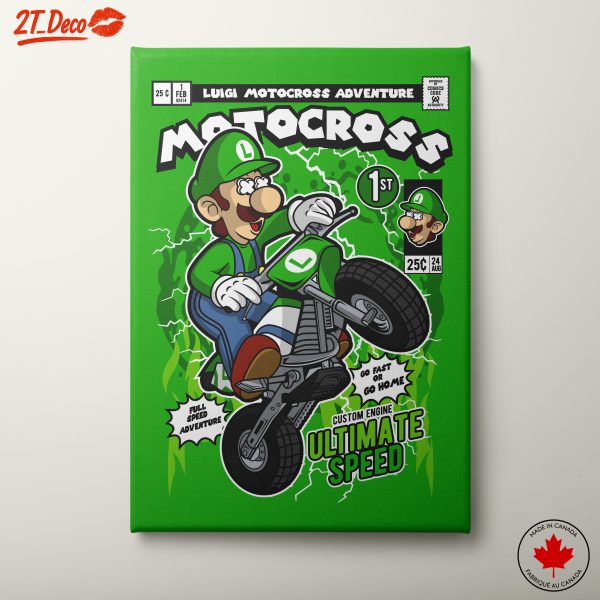 Luigi Motocross Adventure Art
