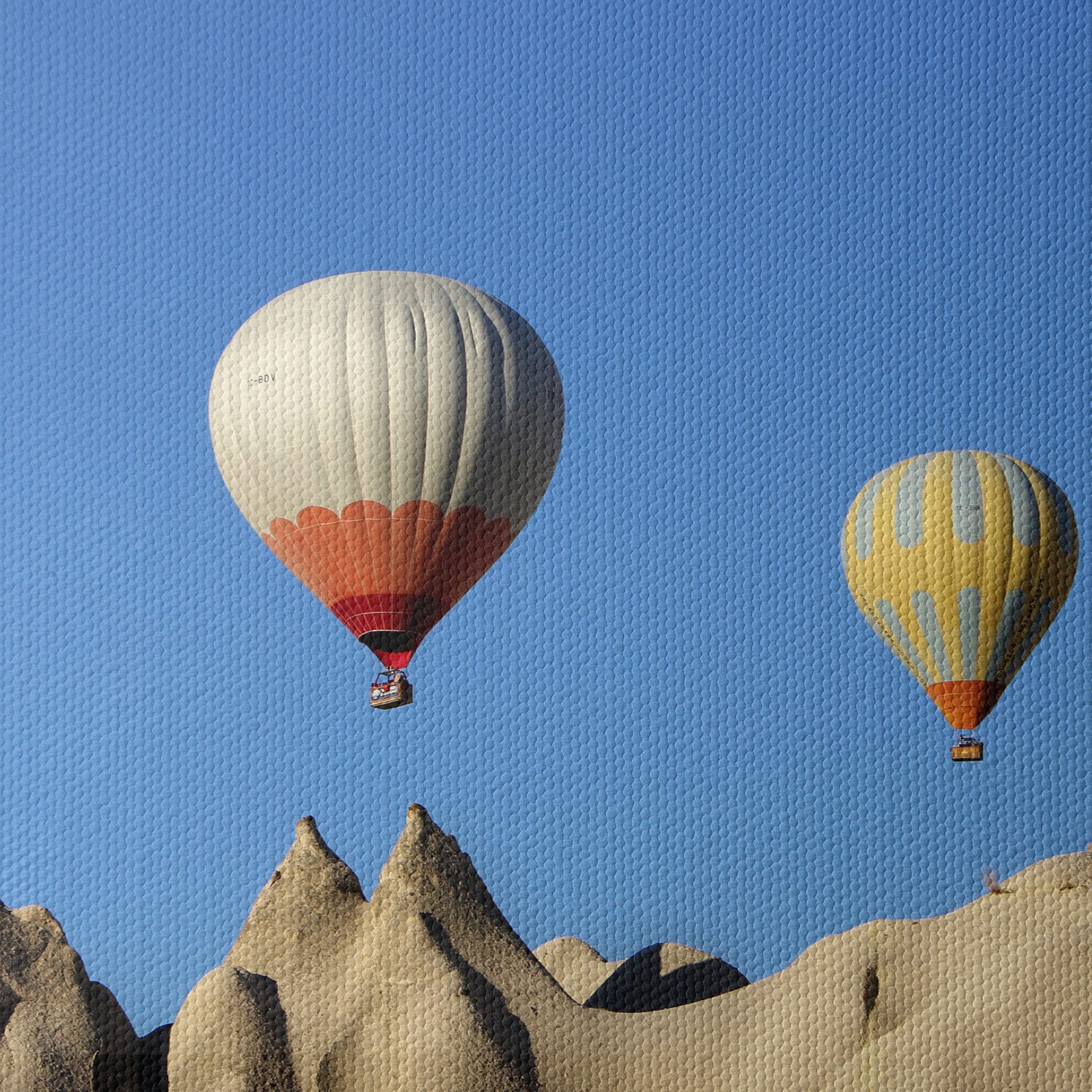 Hot Air Balloons Over Unique Landscapes - Image 4