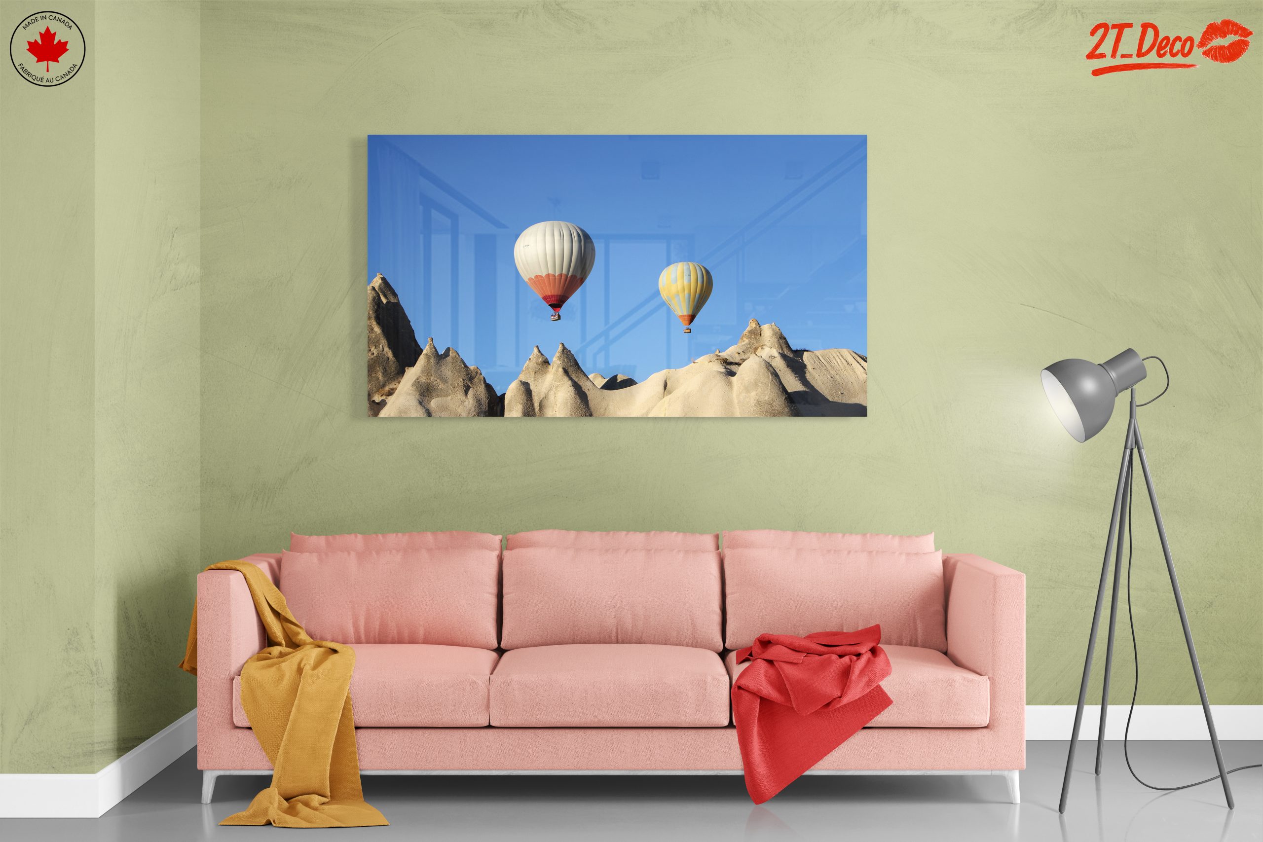 Hot Air Balloons Over Unique Landscapes - Image 7