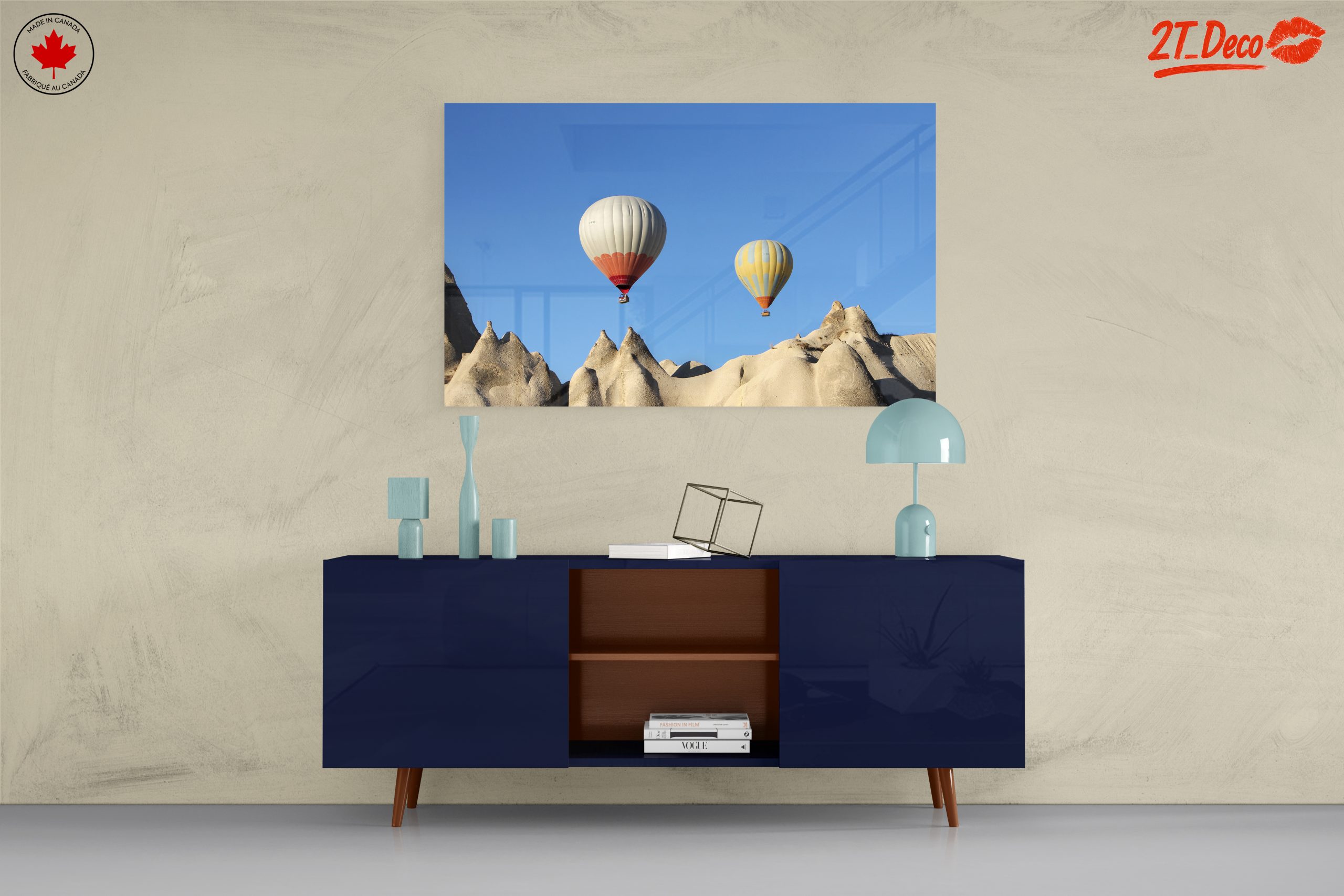 Hot Air Balloons Over Unique Landscapes - Image 8
