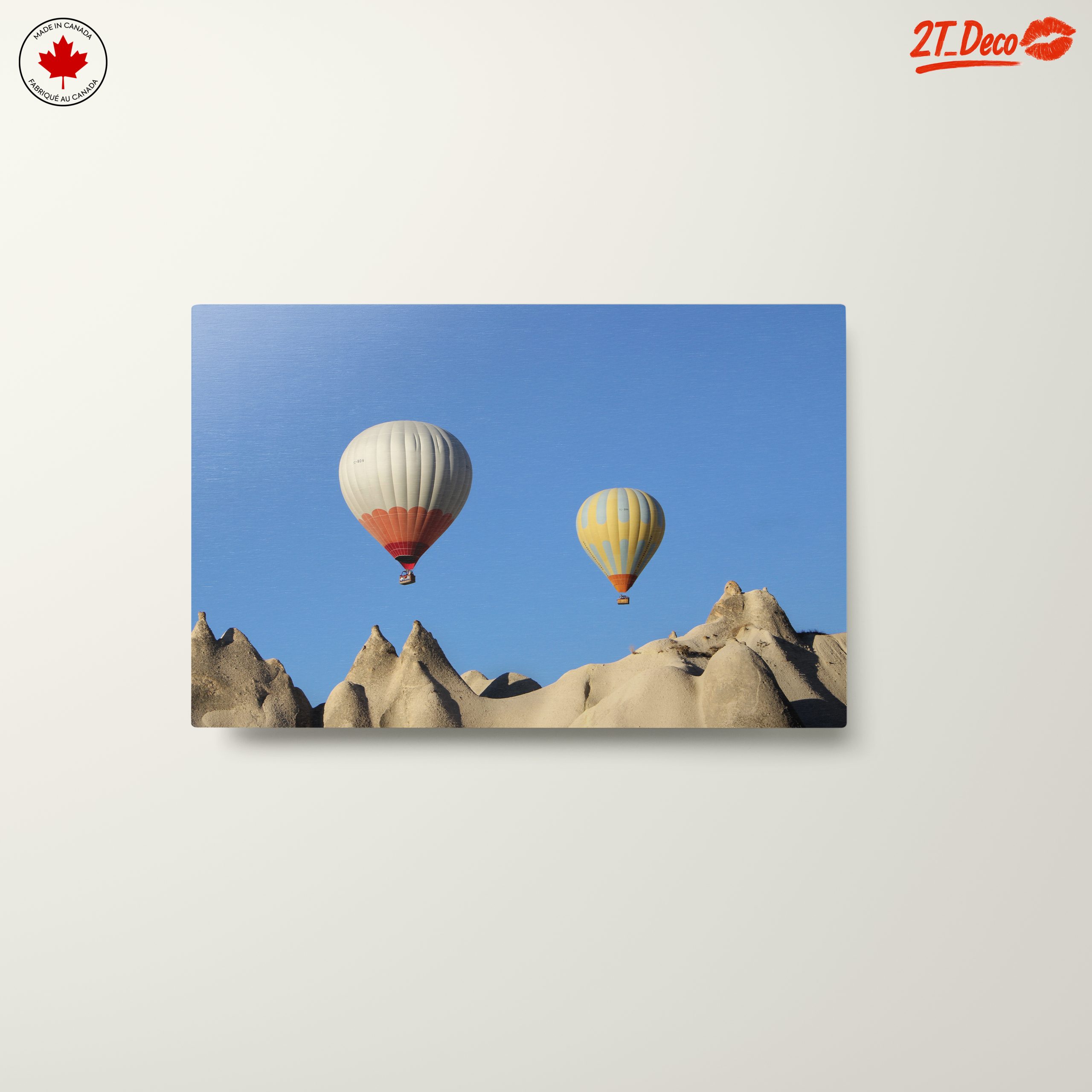 Hot Air Balloons Over Unique Landscapes - Image 10
